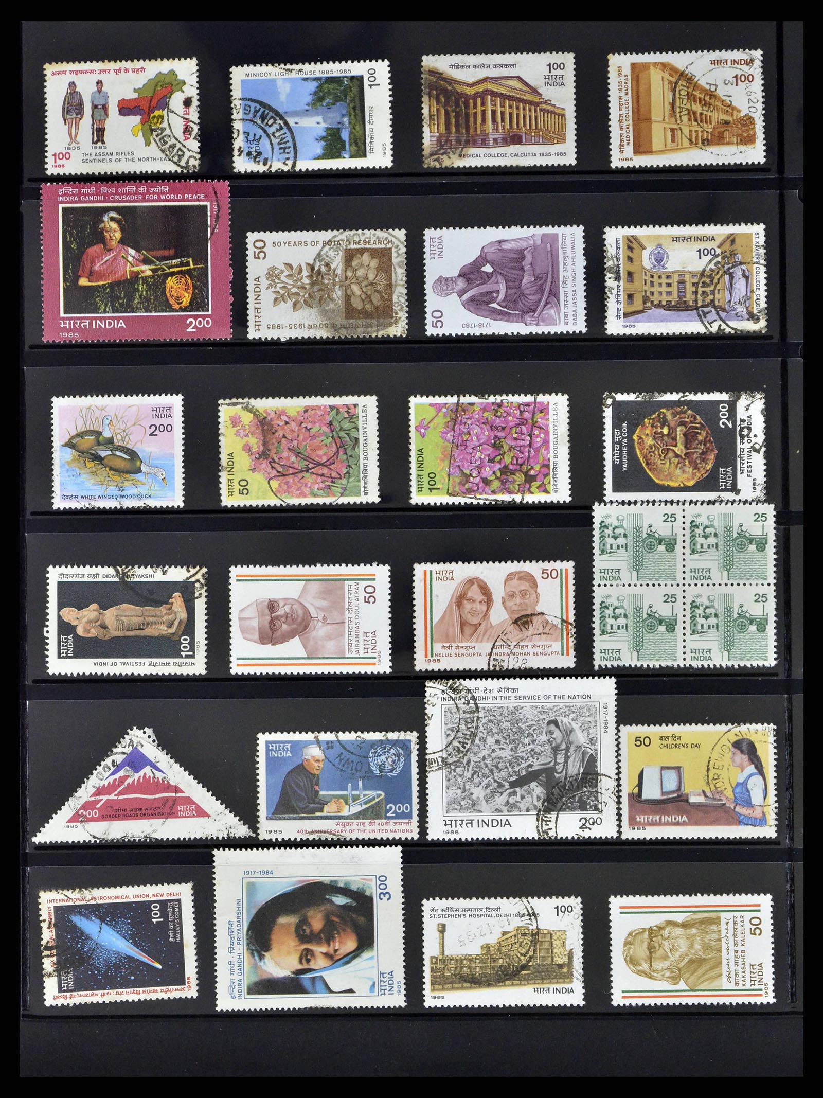 38642 0041 - Stamp collection 38642 India 1949-2012.