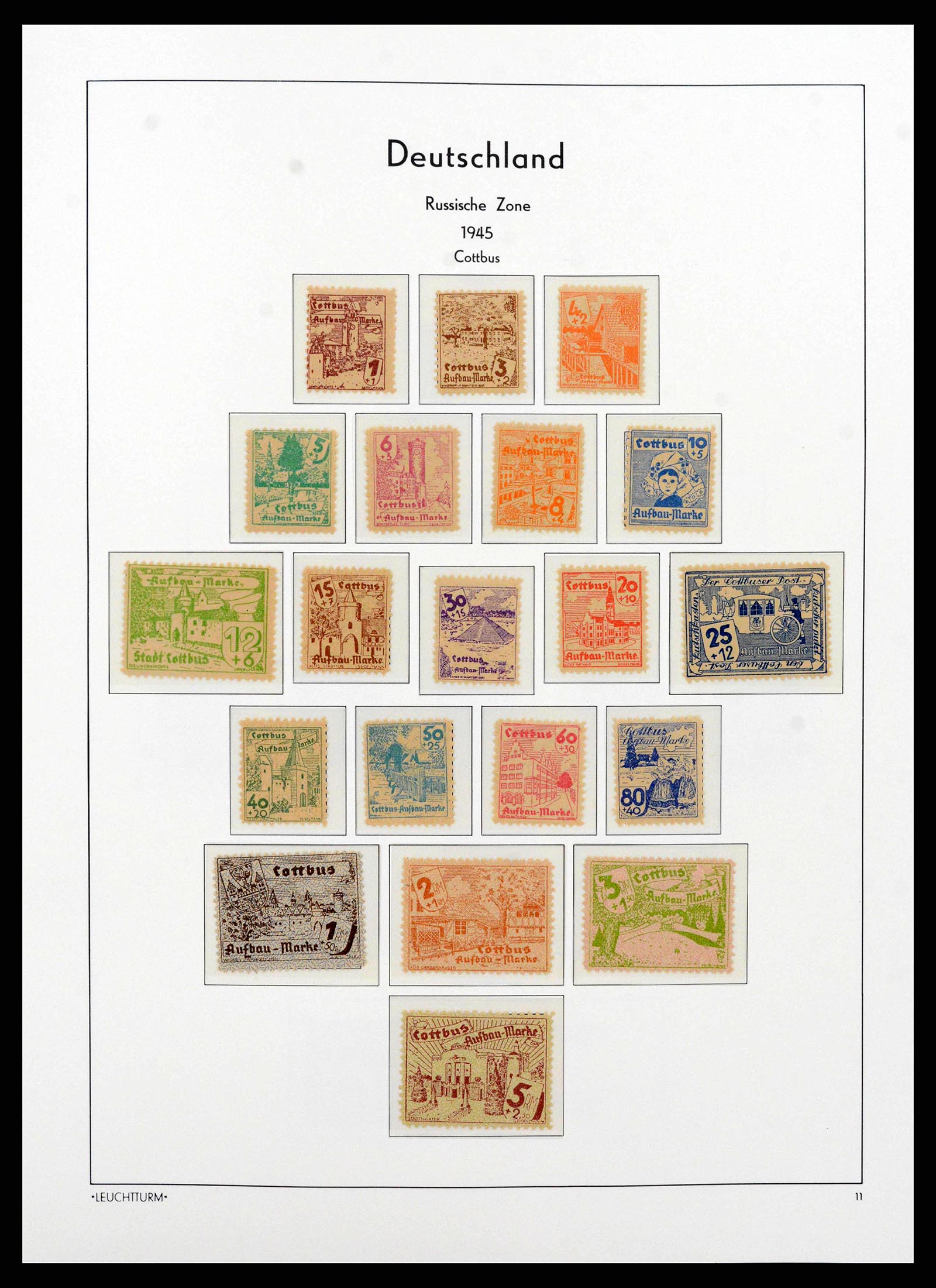 38644 0005 - Stamp collection 38644 German Zones 1945-1948.