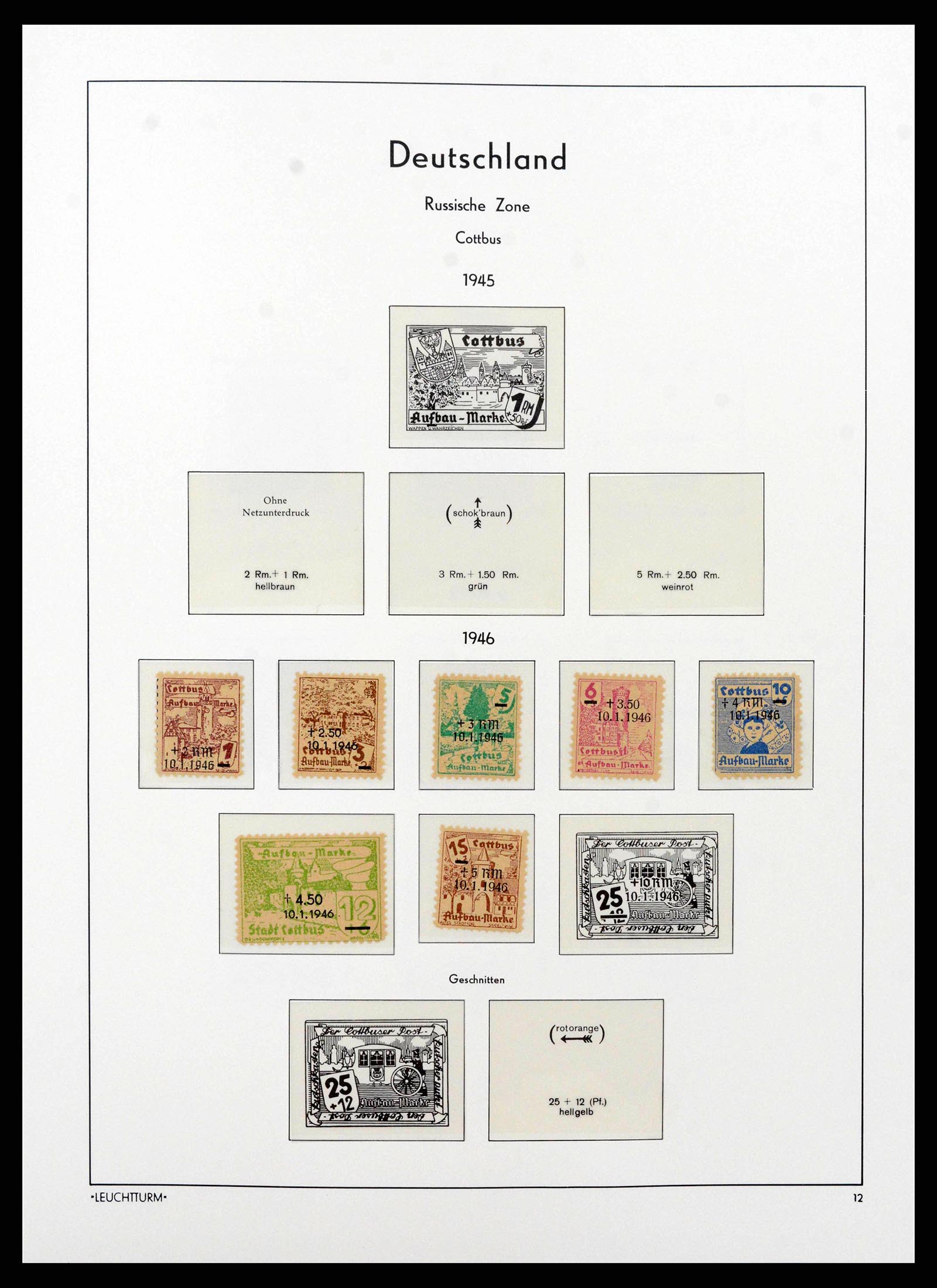 38644 0006 - Stamp collection 38644 German Zones 1945-1948.