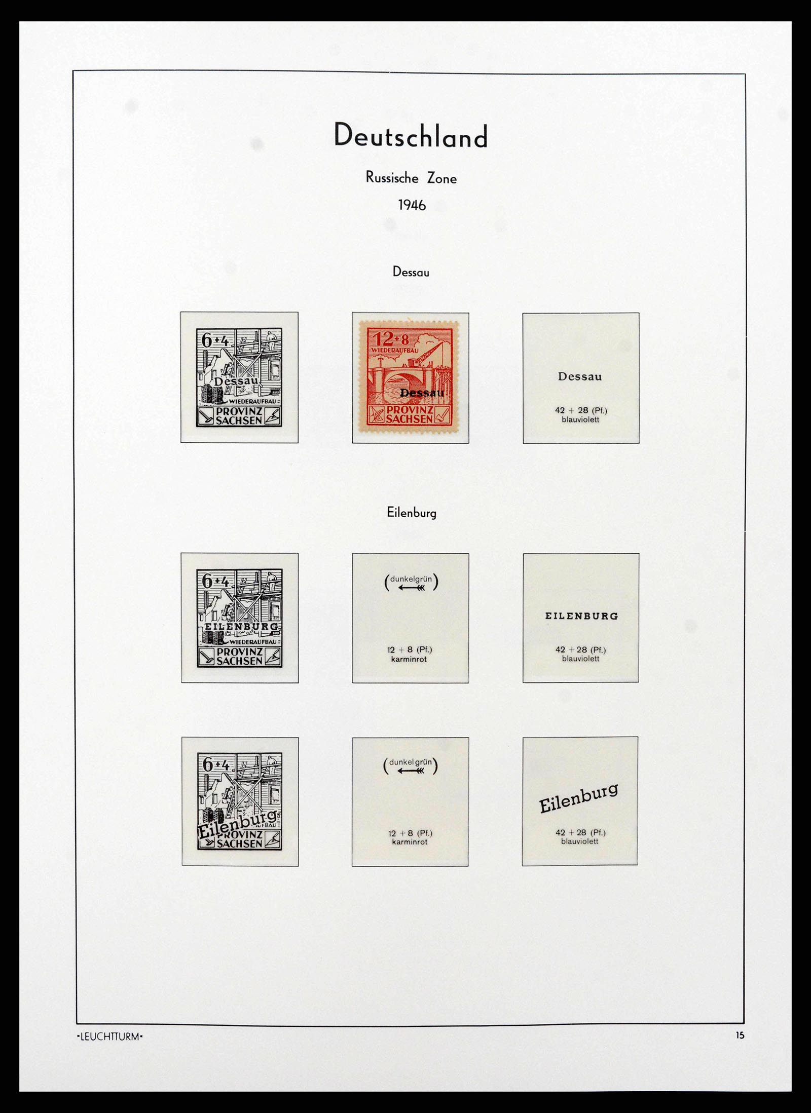 38644 0007 - Stamp collection 38644 German Zones 1945-1948.