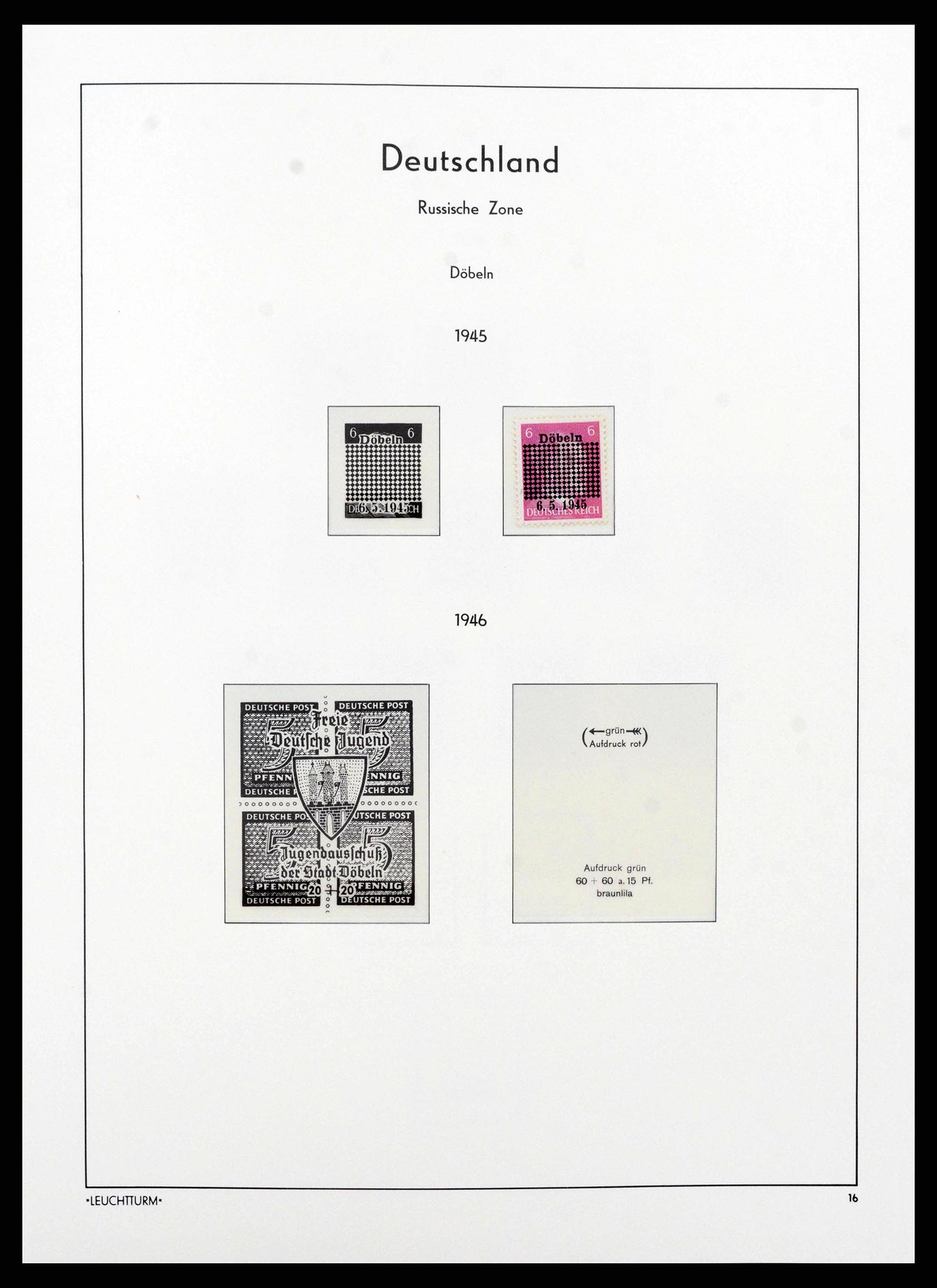 38644 0008 - Stamp collection 38644 German Zones 1945-1948.