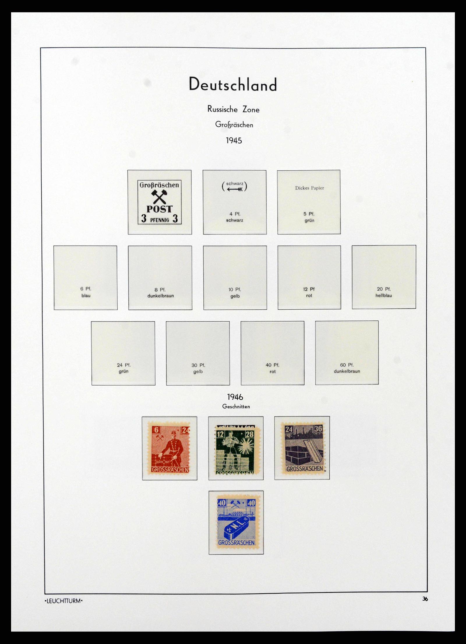 38644 0013 - Stamp collection 38644 German Zones 1945-1948.