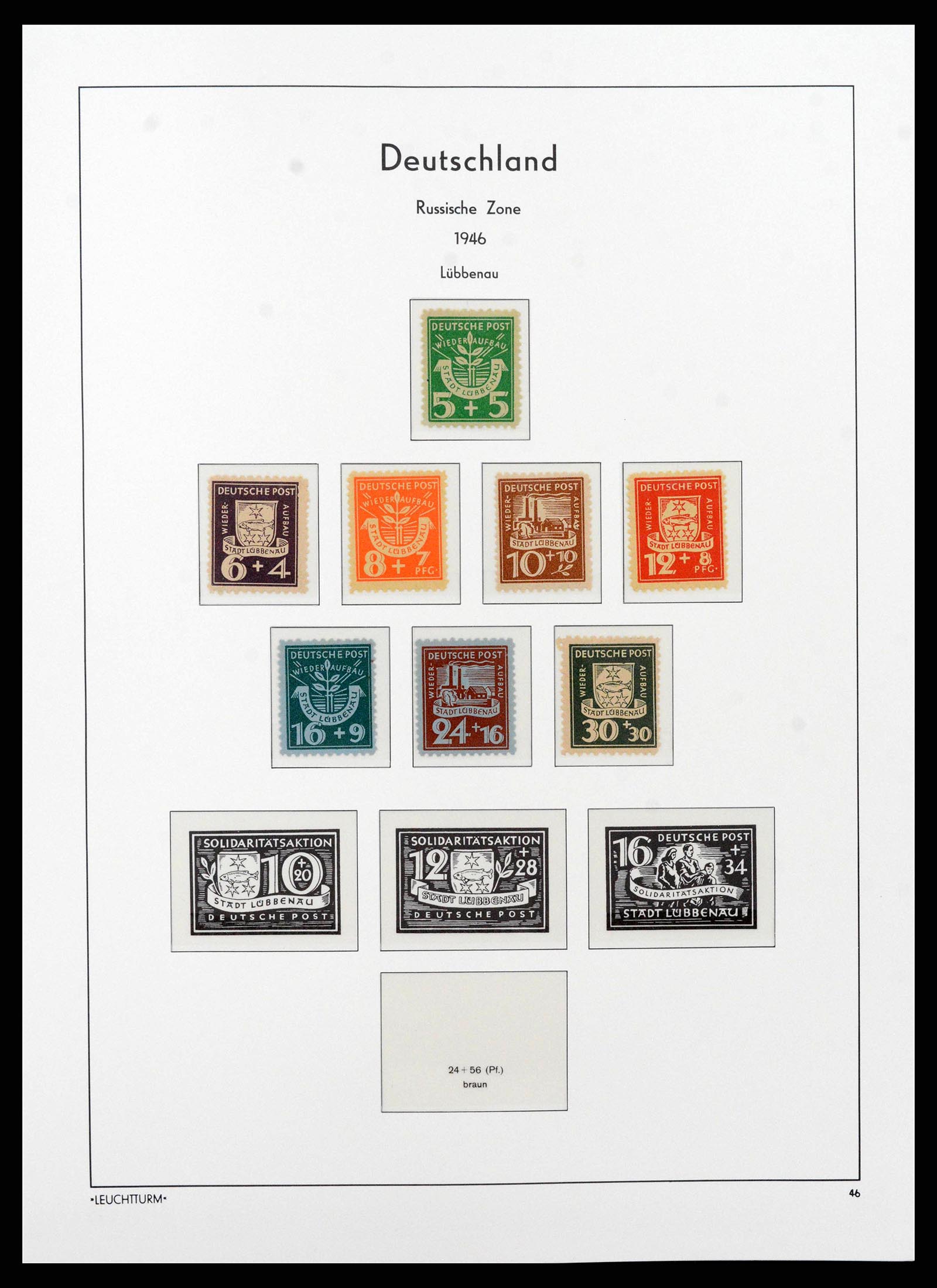 38644 0014 - Stamp collection 38644 German Zones 1945-1948.
