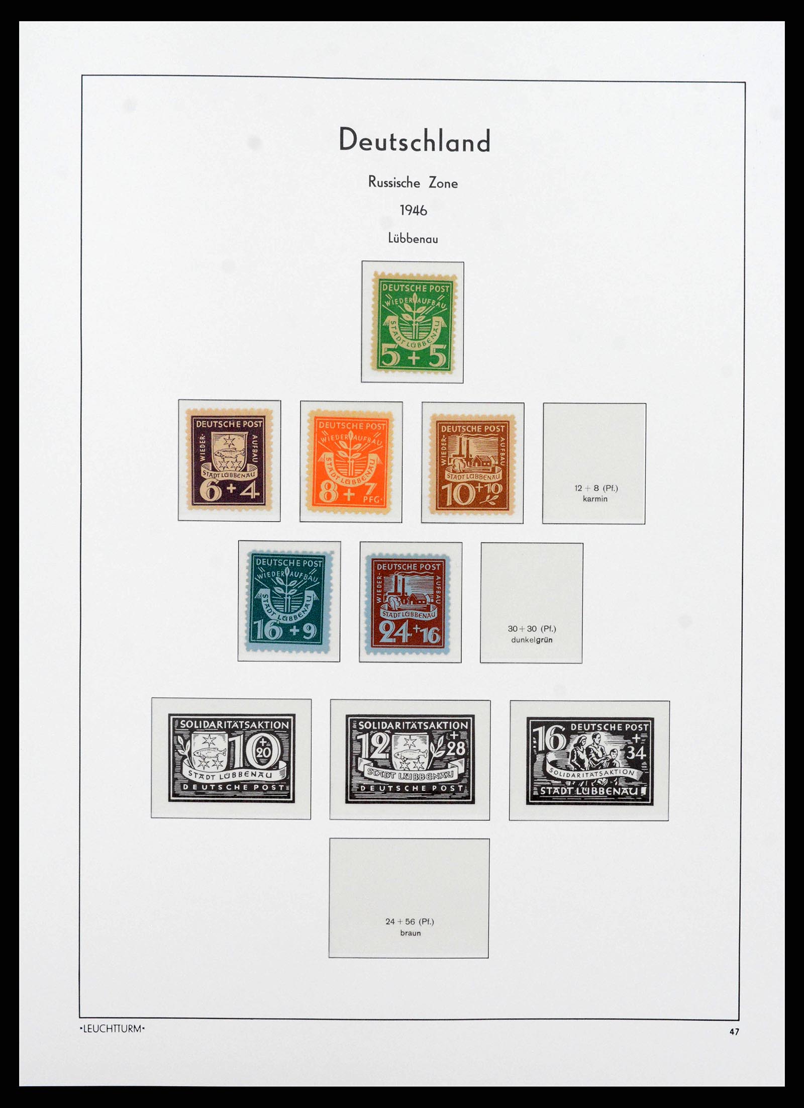 38644 0015 - Stamp collection 38644 German Zones 1945-1948.