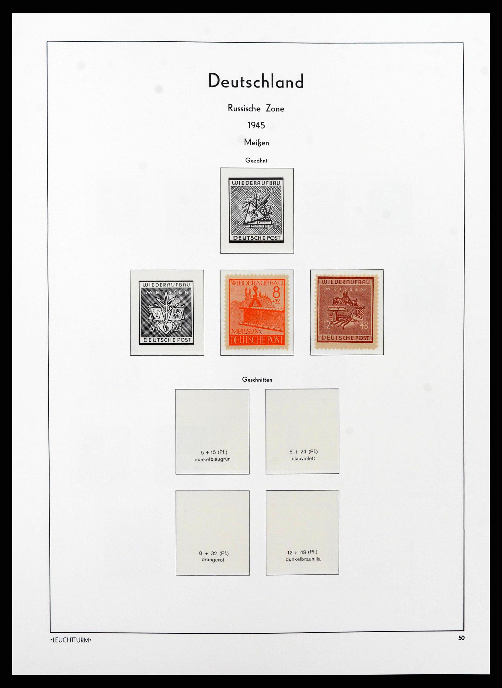 38644 0016 - Stamp collection 38644 German Zones 1945-1948.