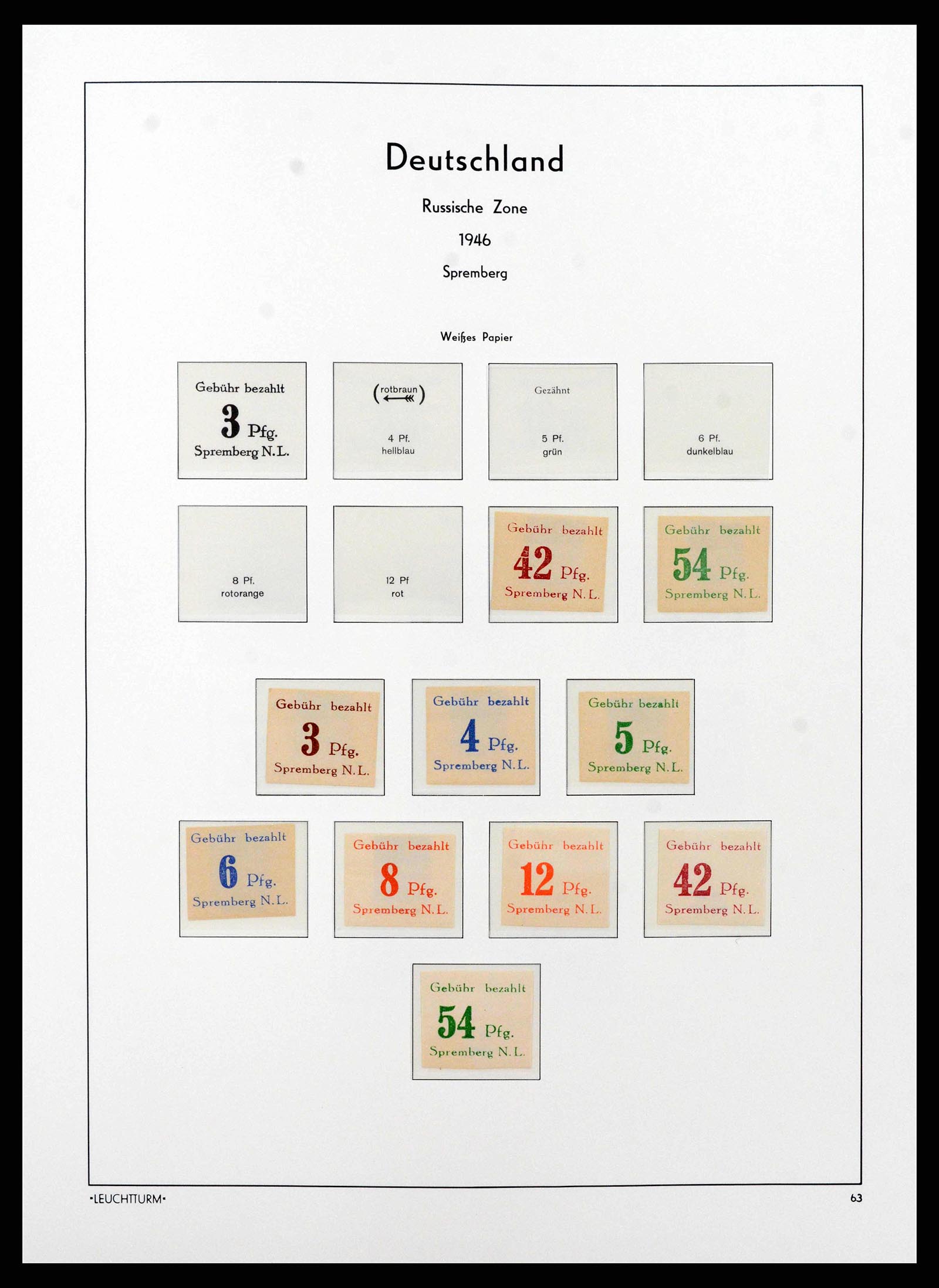 38644 0020 - Stamp collection 38644 German Zones 1945-1948.