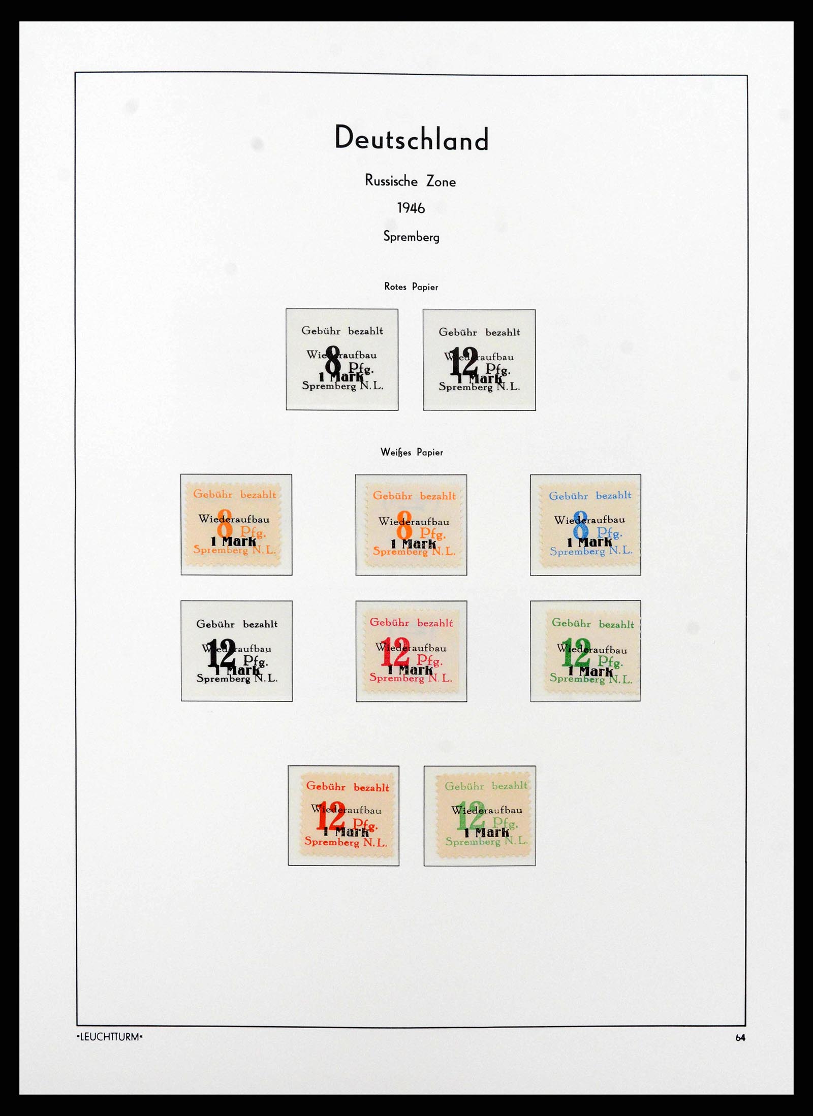 38644 0021 - Stamp collection 38644 German Zones 1945-1948.