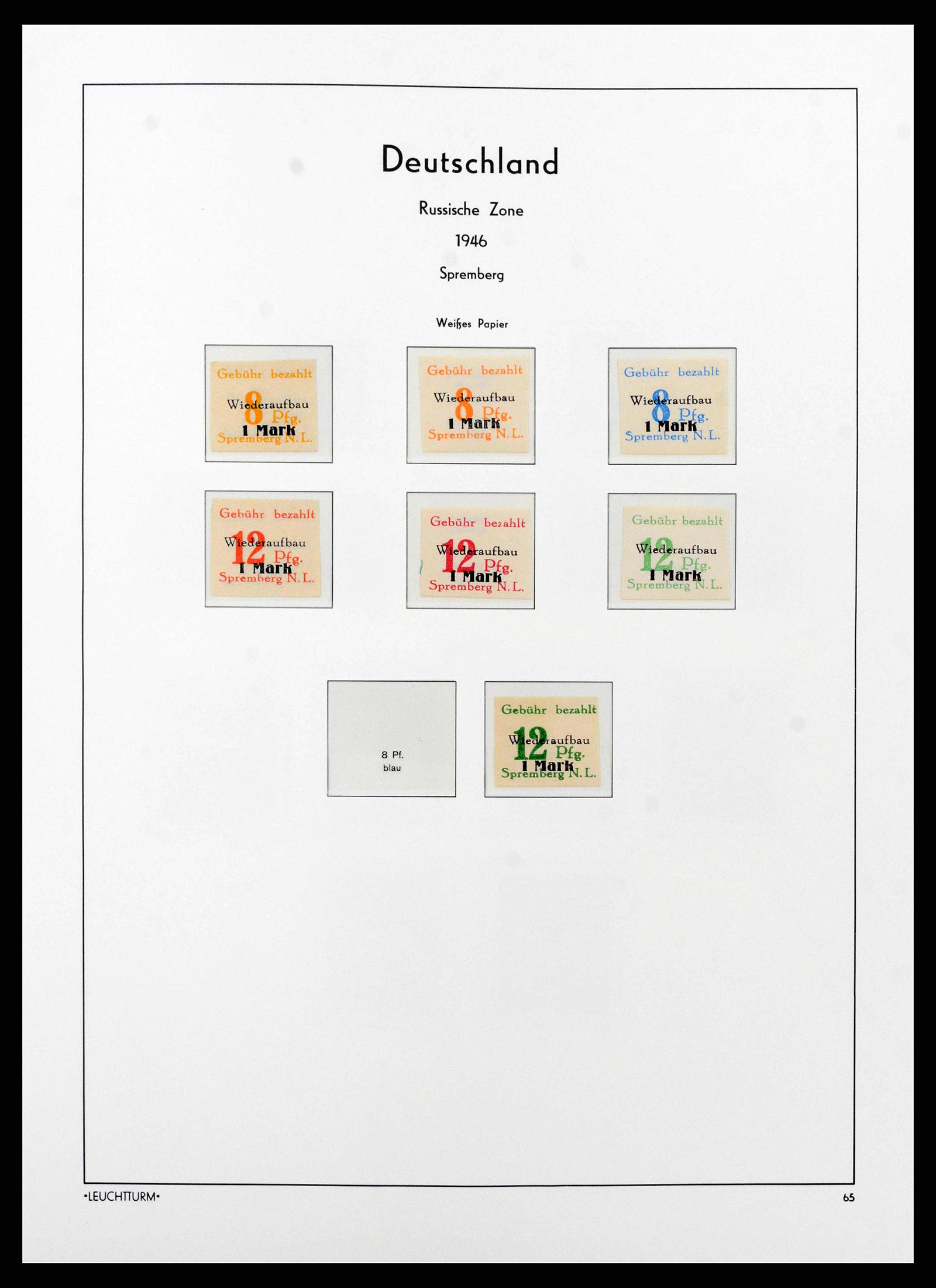 38644 0022 - Stamp collection 38644 German Zones 1945-1948.