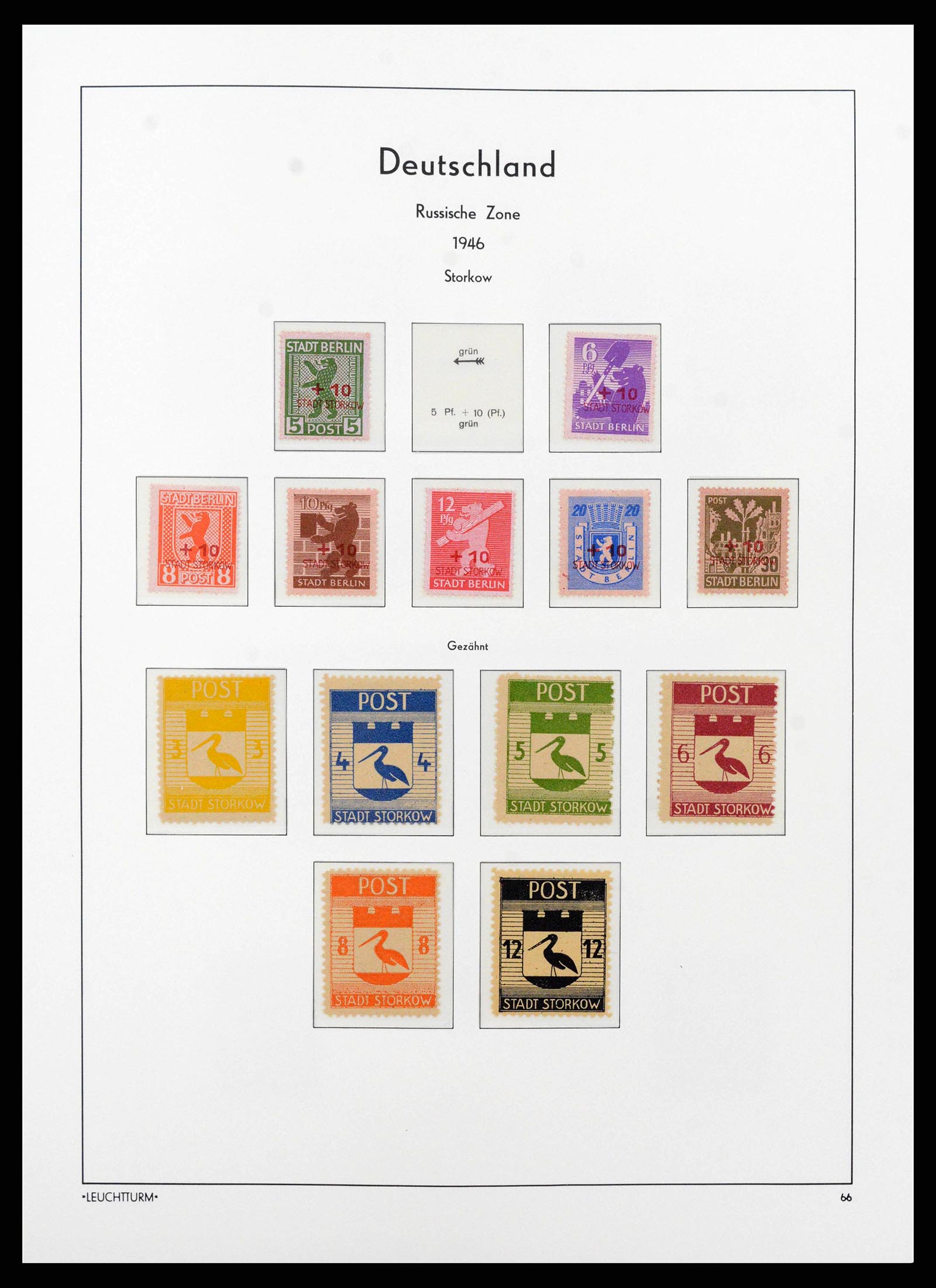 38644 0023 - Stamp collection 38644 German Zones 1945-1948.