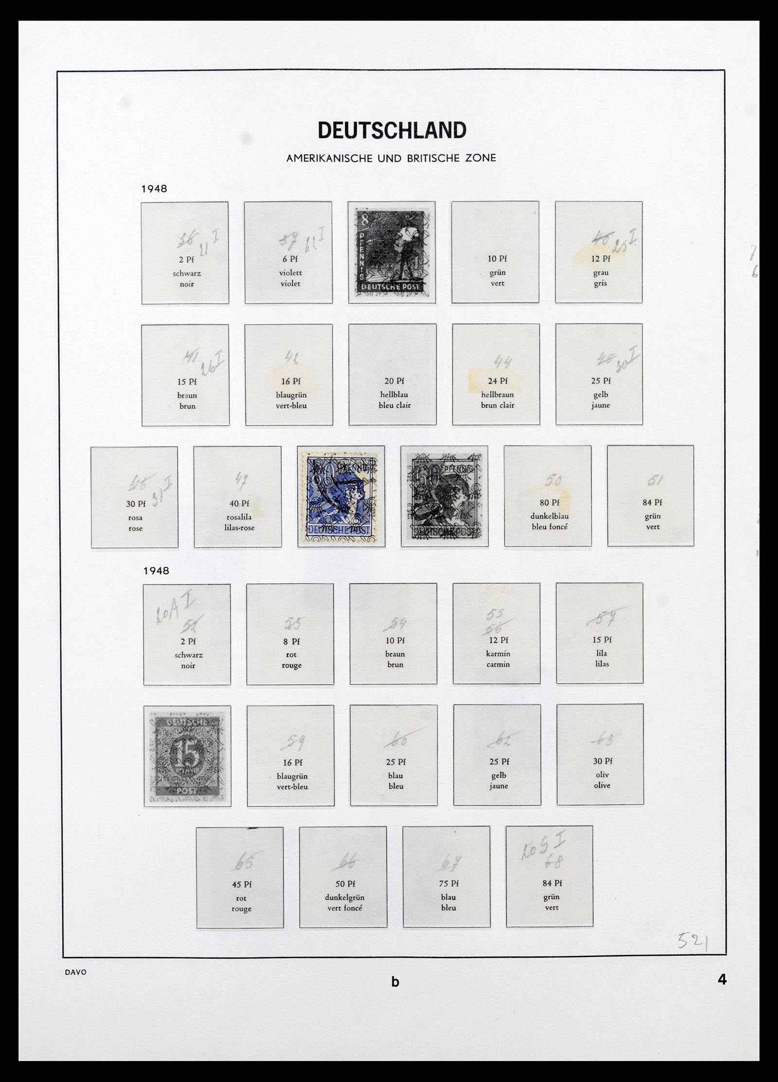 38644 0031 - Stamp collection 38644 German Zones 1945-1948.