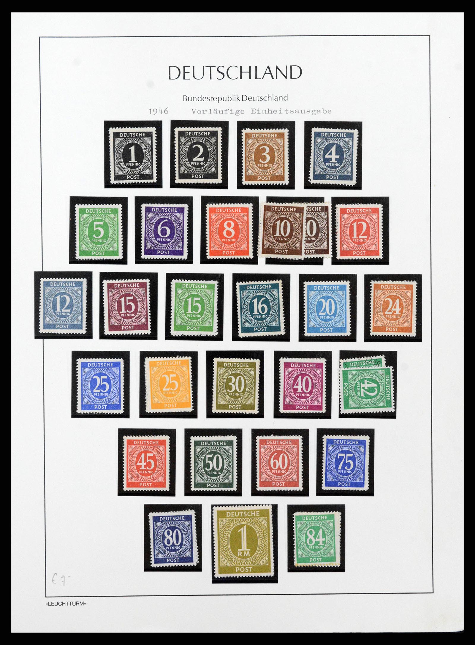 38644 0039 - Postzegelverzameling 38644 Duitse Zones 1945-1948.