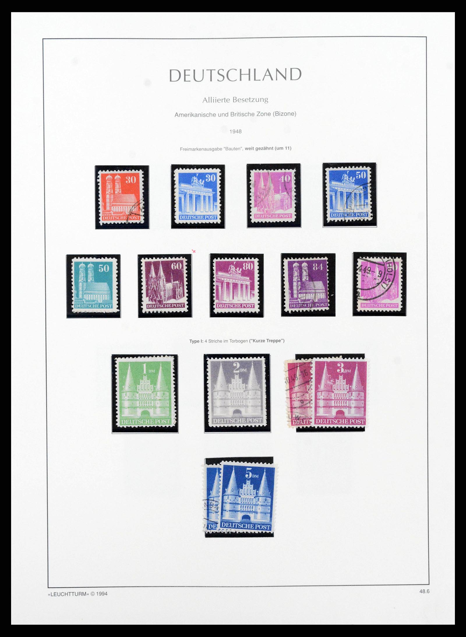 38644 0053 - Stamp collection 38644 German Zones 1945-1948.