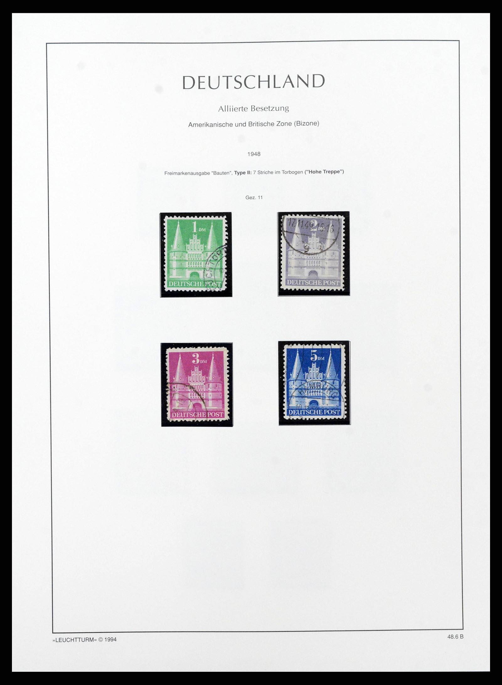 38644 0055 - Stamp collection 38644 German Zones 1945-1948.