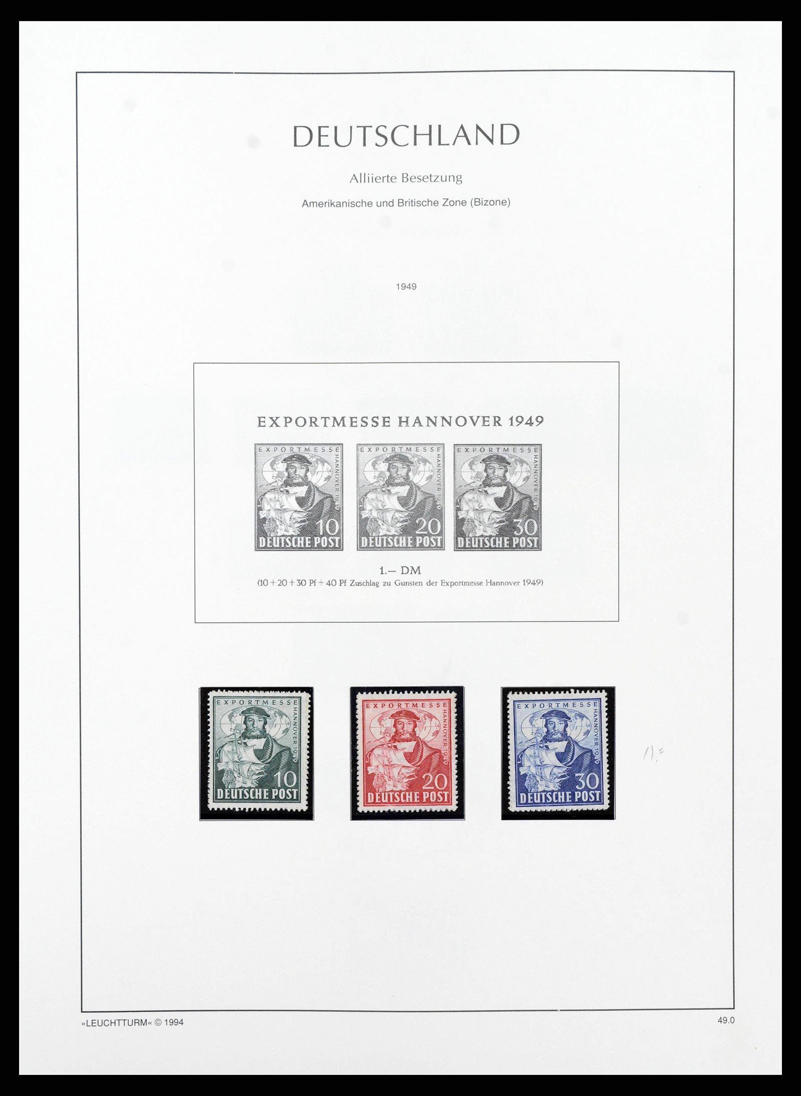 38644 0057 - Postzegelverzameling 38644 Duitse Zones 1945-1948.