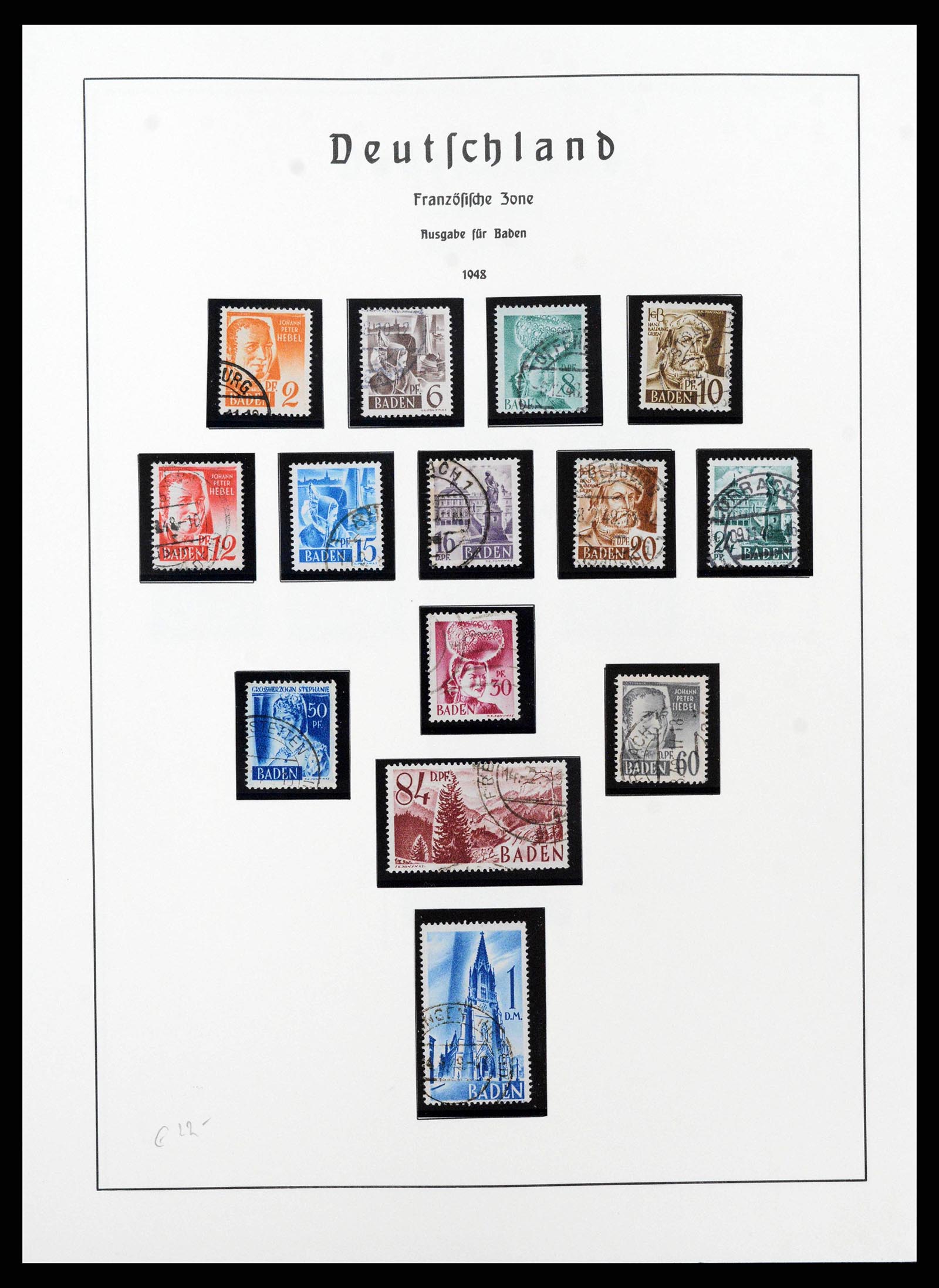 38644 0061 - Postzegelverzameling 38644 Duitse Zones 1945-1948.