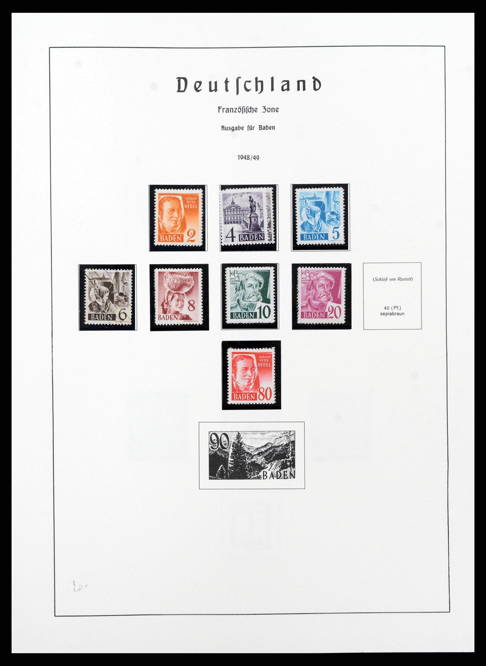38644 0062 - Postzegelverzameling 38644 Duitse Zones 1945-1948.