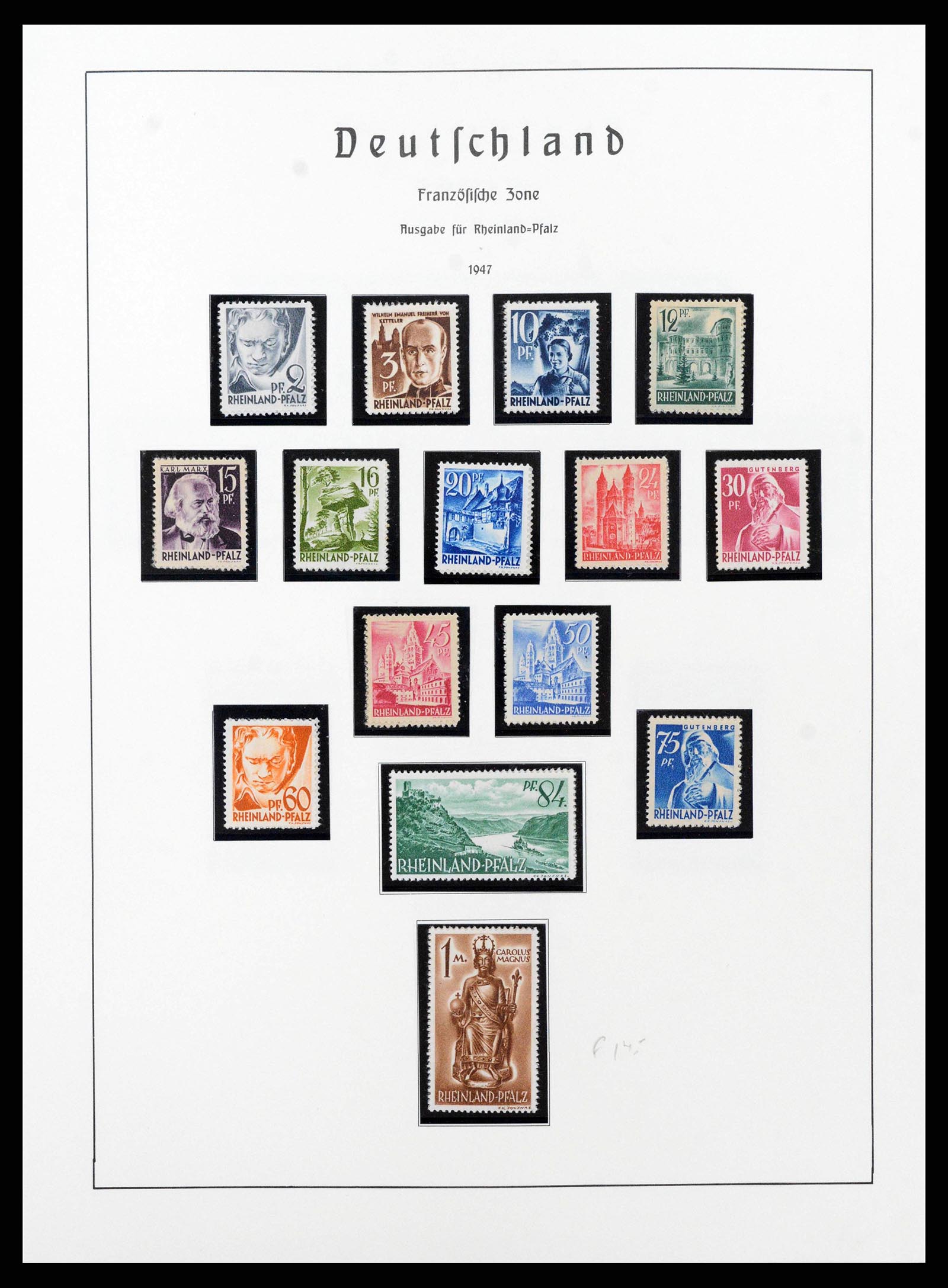 38644 0066 - Postzegelverzameling 38644 Duitse Zones 1945-1948.