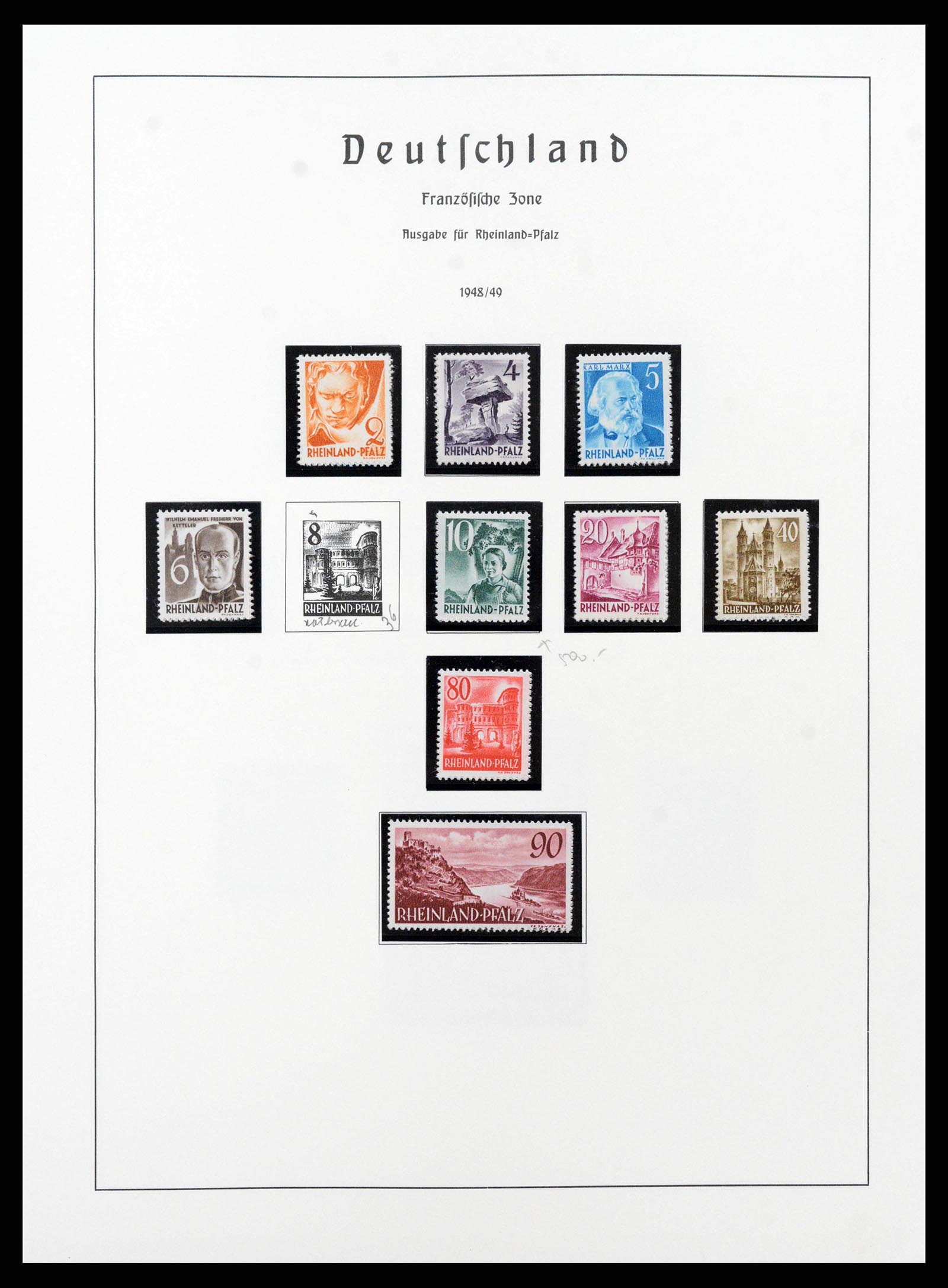 38644 0068 - Postzegelverzameling 38644 Duitse Zones 1945-1948.