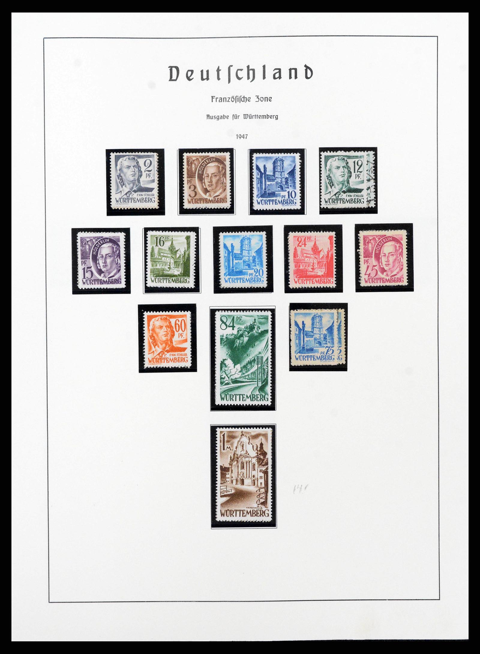38644 0070 - Postzegelverzameling 38644 Duitse Zones 1945-1948.