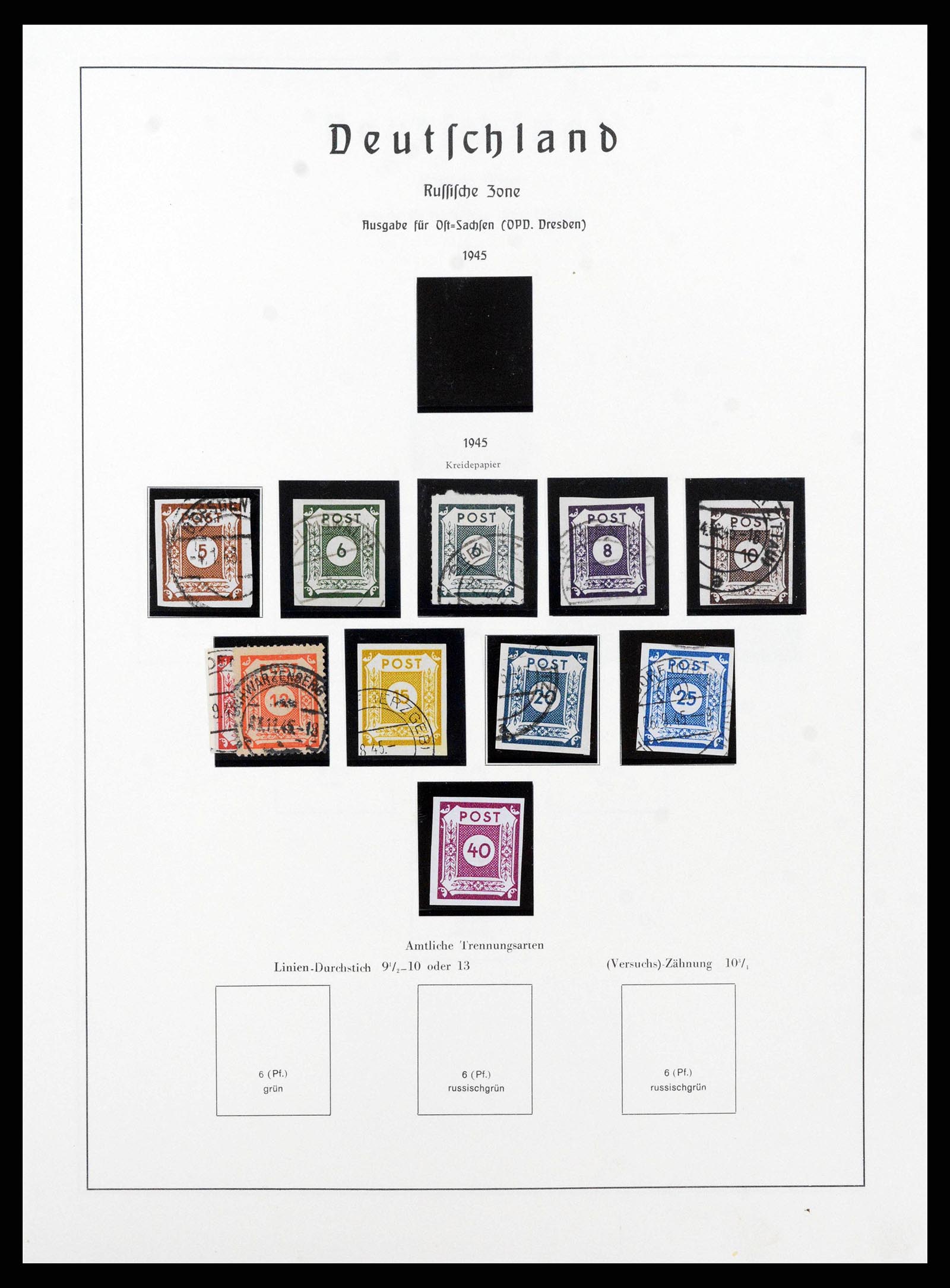 38644 0079 - Postzegelverzameling 38644 Duitse Zones 1945-1948.