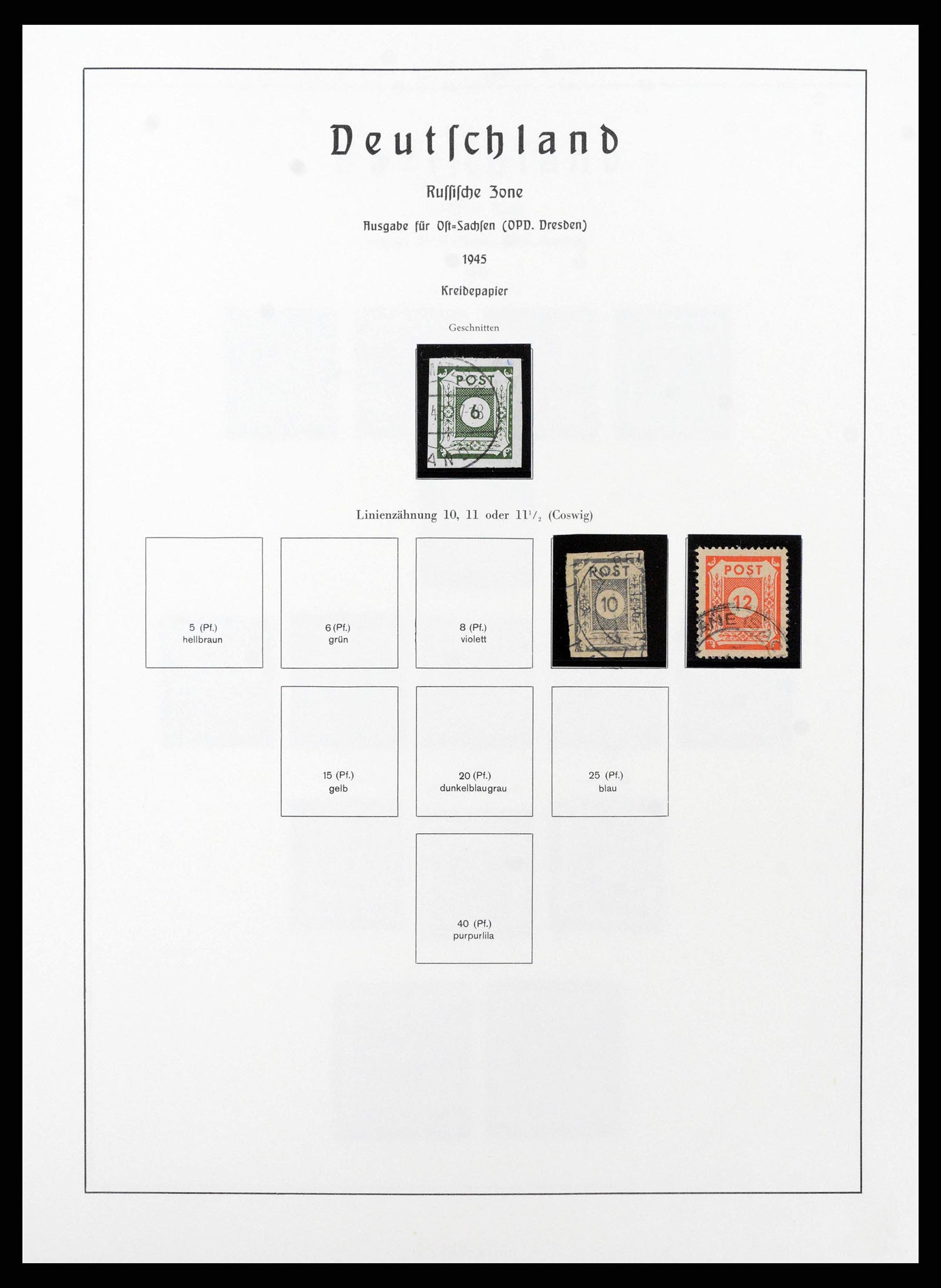 38644 0080 - Postzegelverzameling 38644 Duitse Zones 1945-1948.