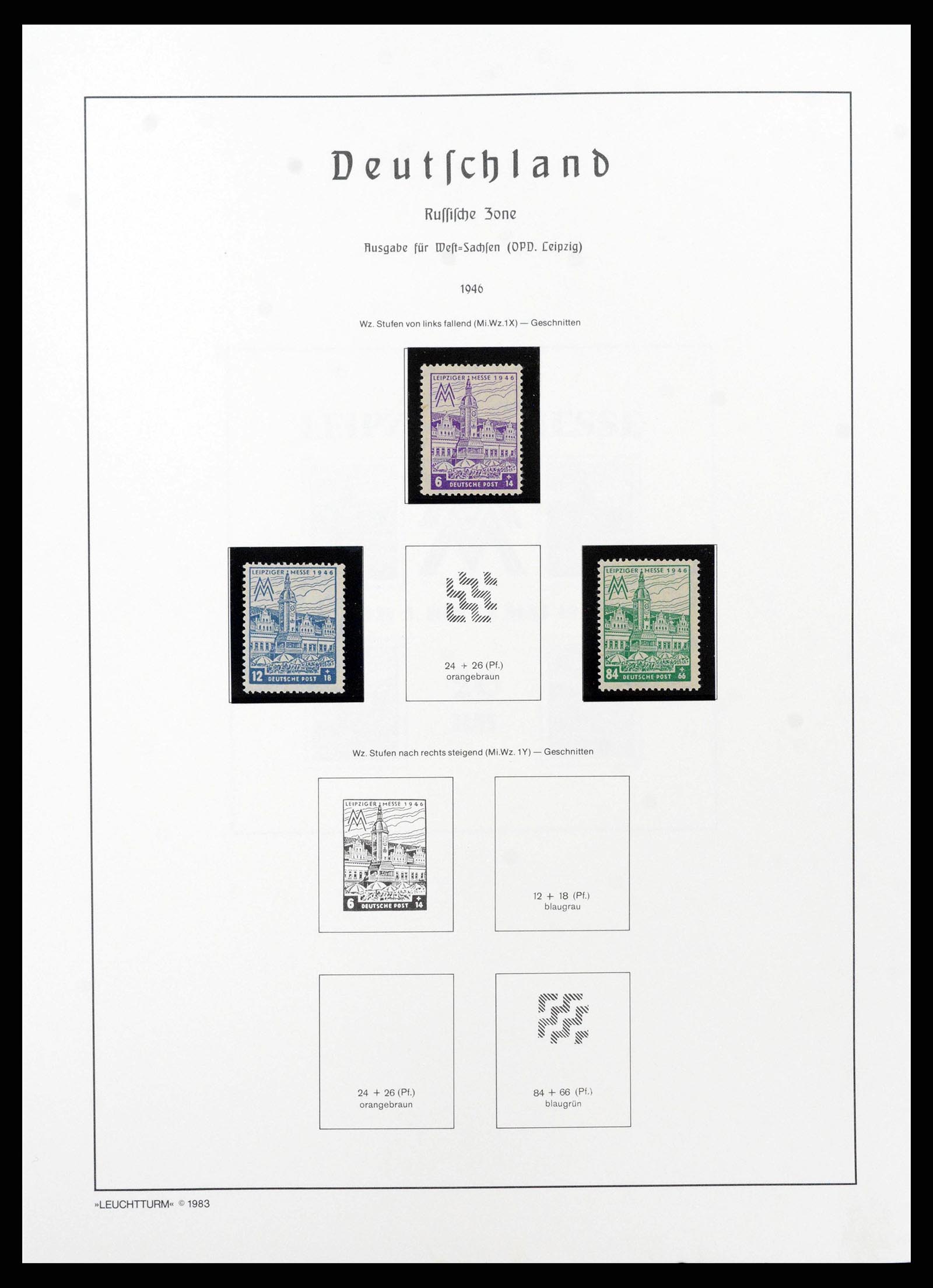 38644 0091 - Stamp collection 38644 German Zones 1945-1948.