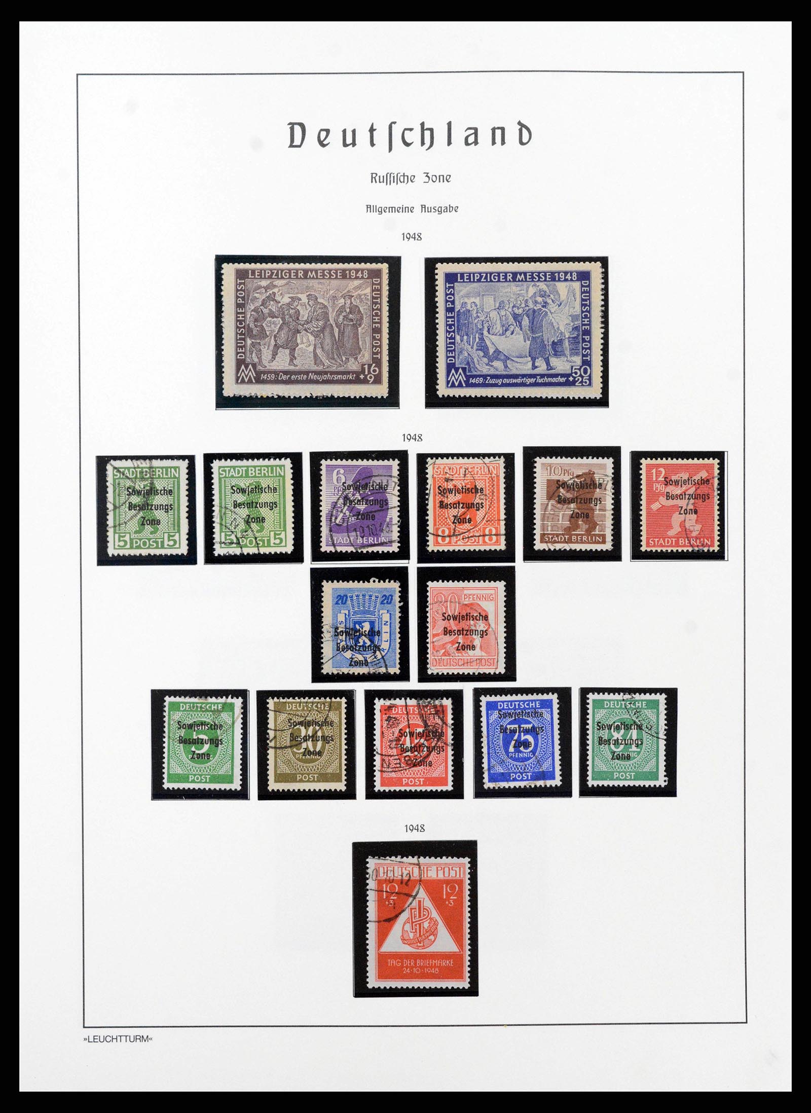 38644 0095 - Postzegelverzameling 38644 Duitse Zones 1945-1948.