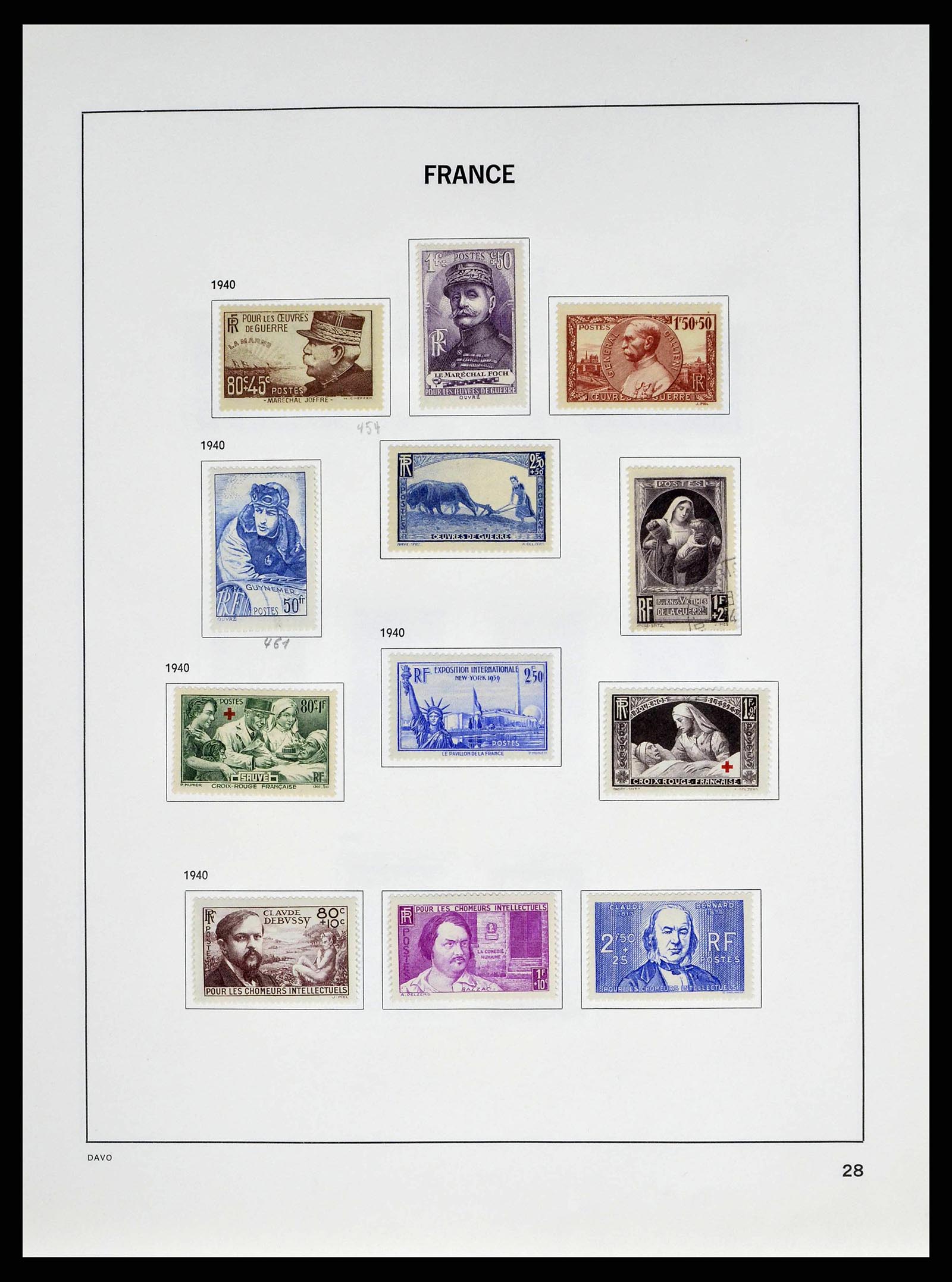 38645 0031 - Postzegelverzameling 38645 Frankrijk 1849-1983.