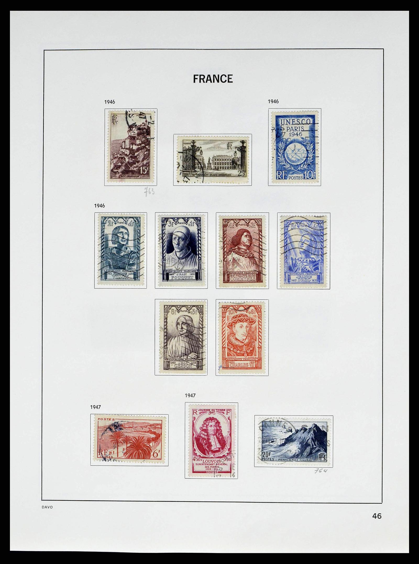 38645 0049 - Postzegelverzameling 38645 Frankrijk 1849-1983.