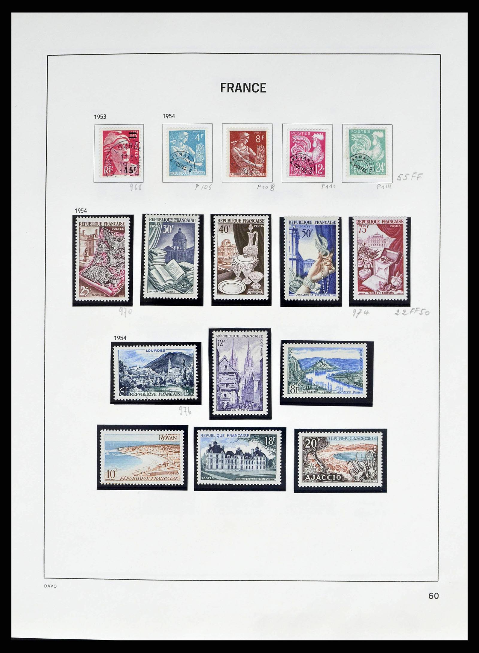 38645 0064 - Stamp collection 38645 France 1849-1983.