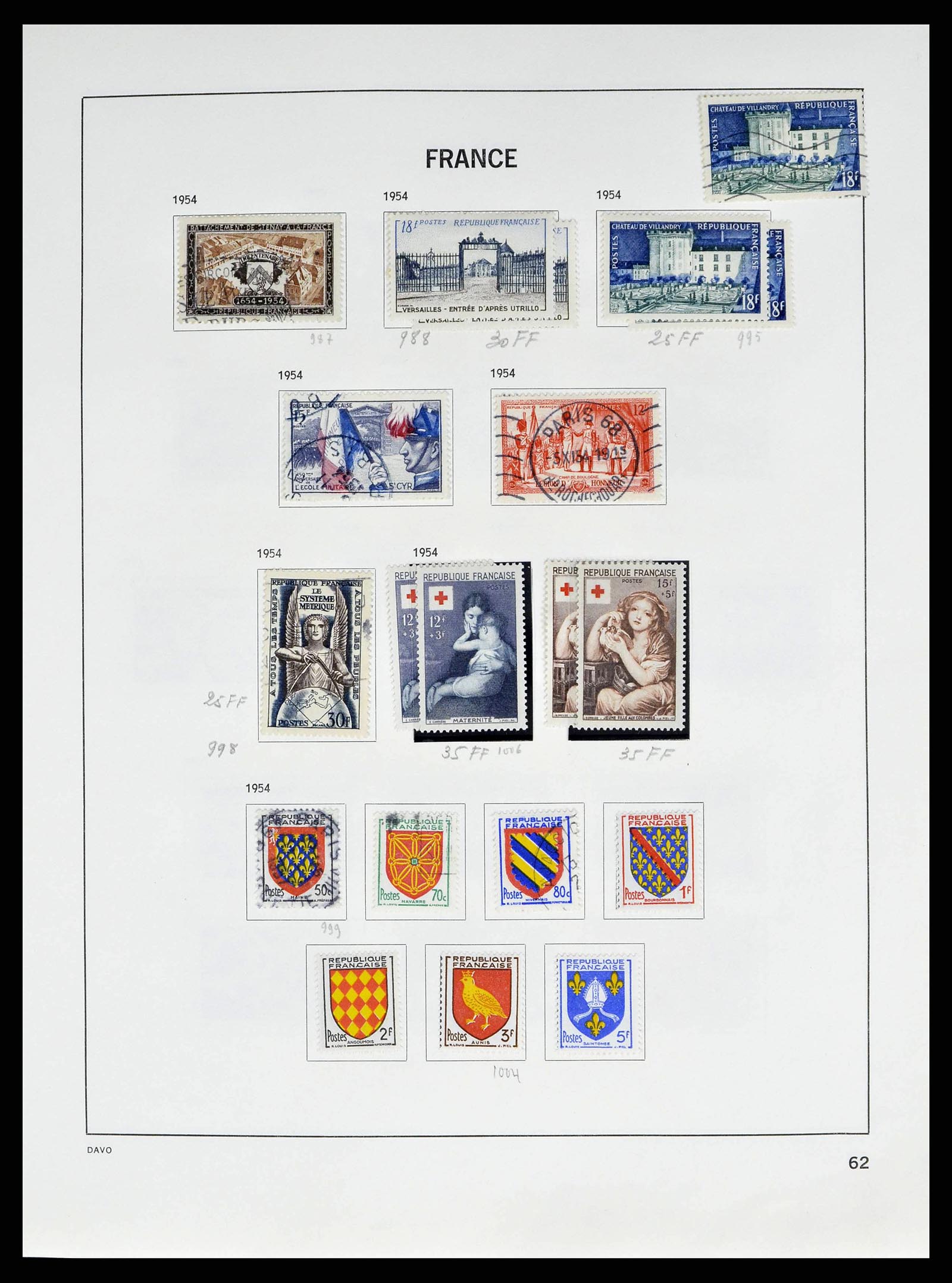 38645 0066 - Stamp collection 38645 France 1849-1983.