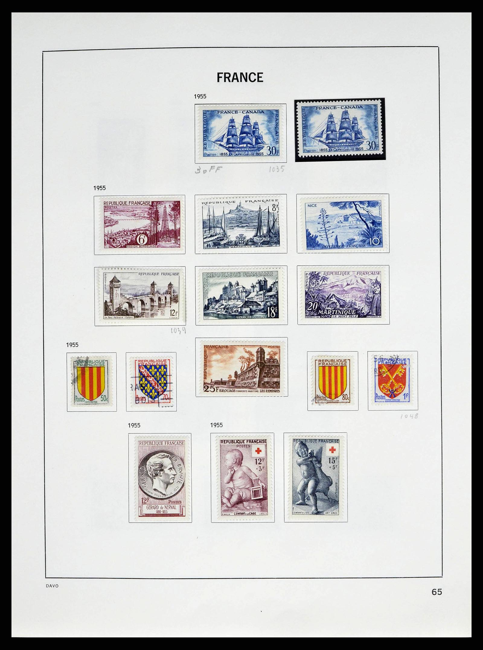 38645 0069 - Stamp collection 38645 France 1849-1983.