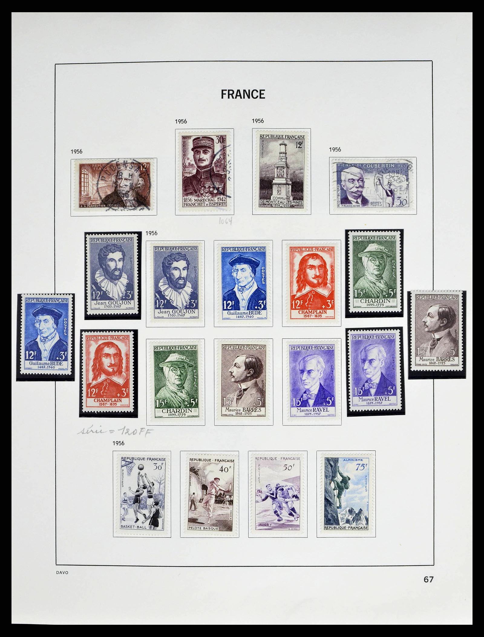 38645 0071 - Stamp collection 38645 France 1849-1983.