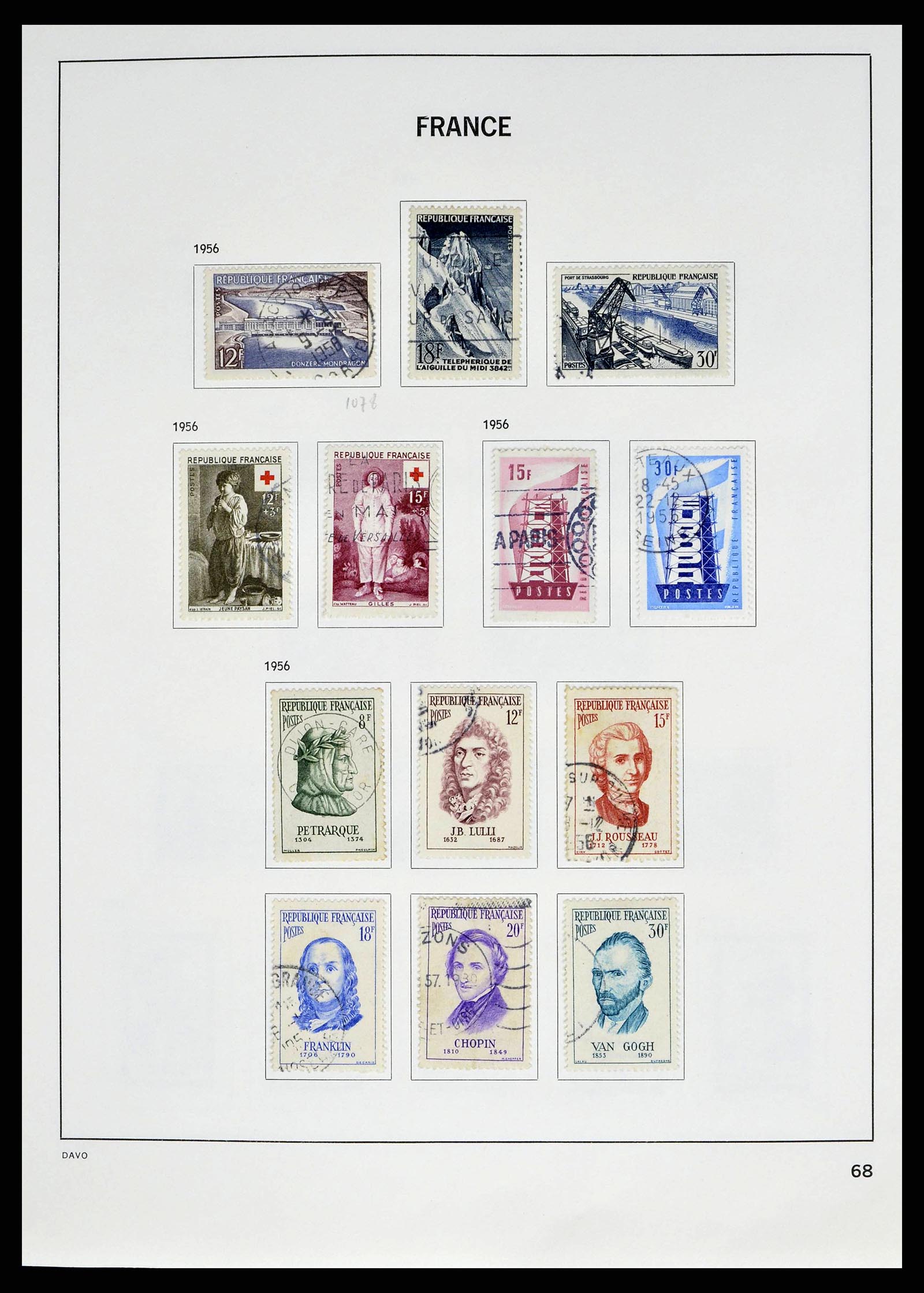 38645 0072 - Stamp collection 38645 France 1849-1983.