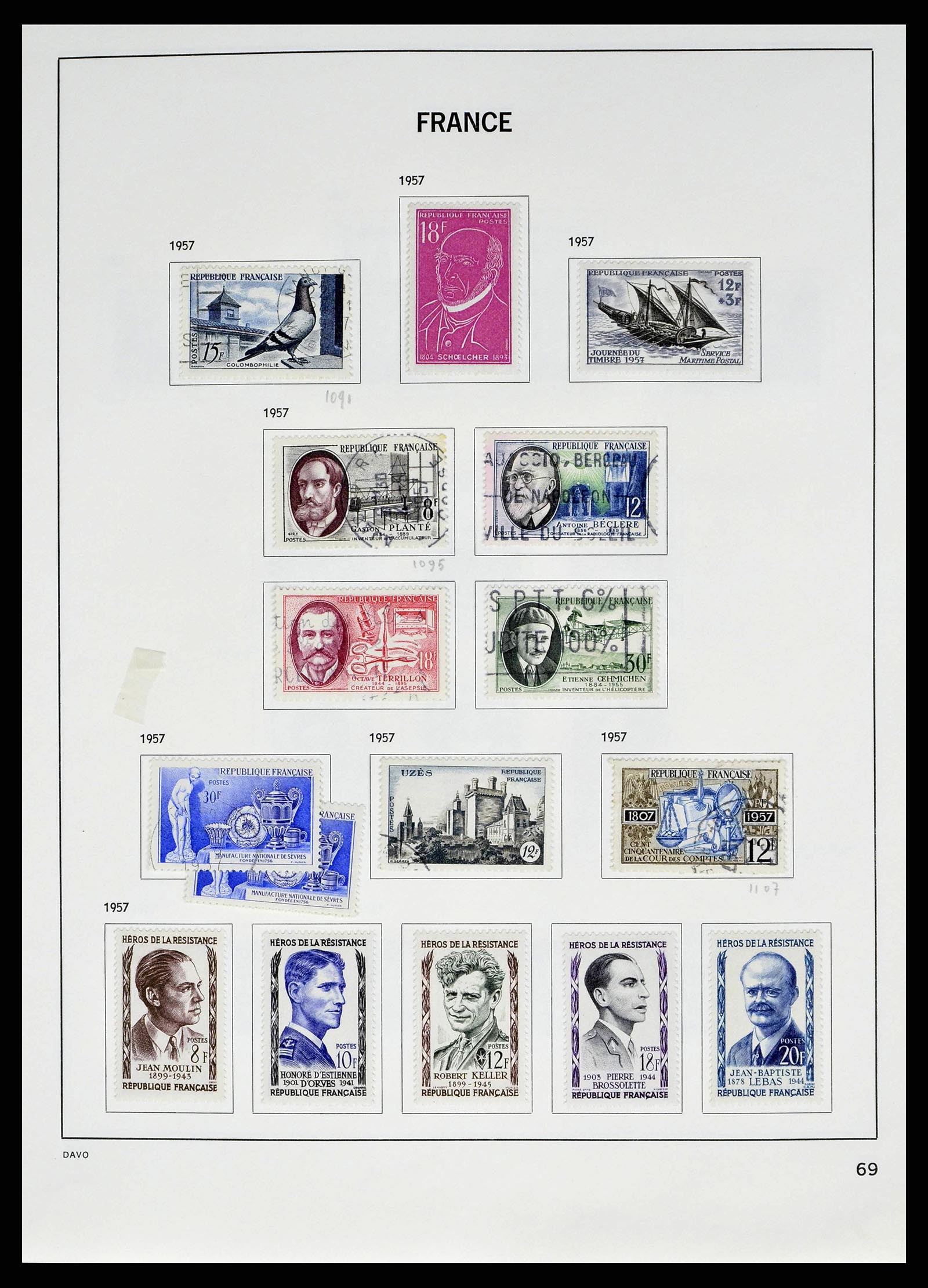 38645 0073 - Stamp collection 38645 France 1849-1983.