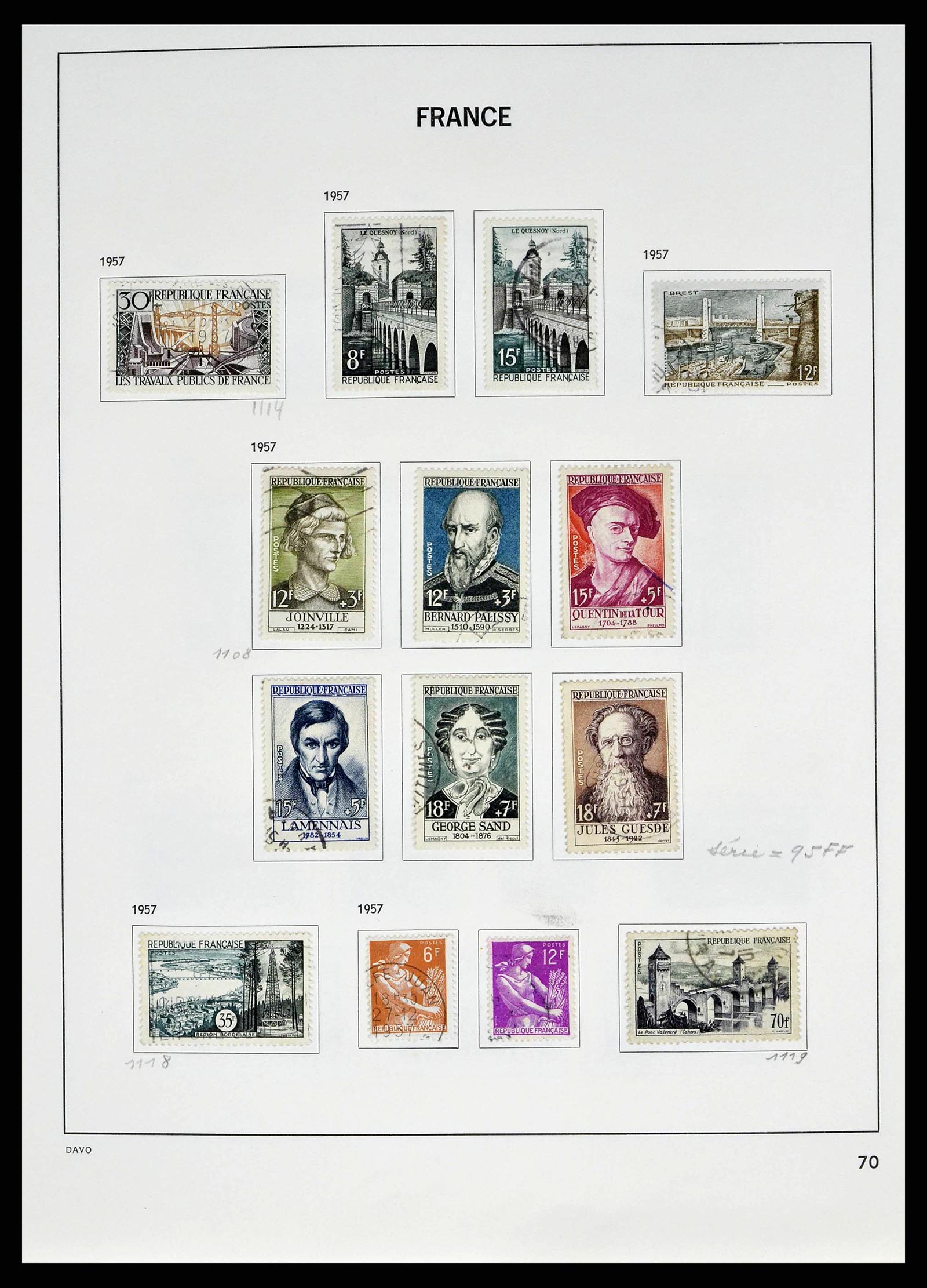 38645 0074 - Stamp collection 38645 France 1849-1983.