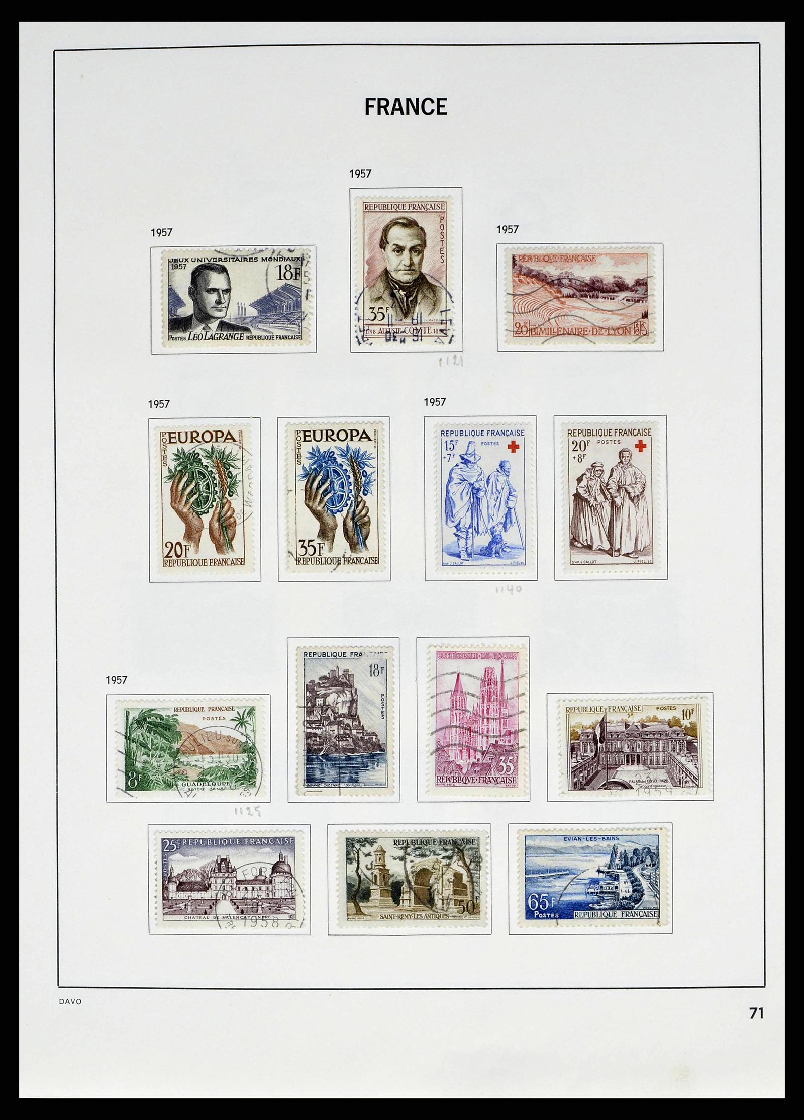 38645 0075 - Stamp collection 38645 France 1849-1983.