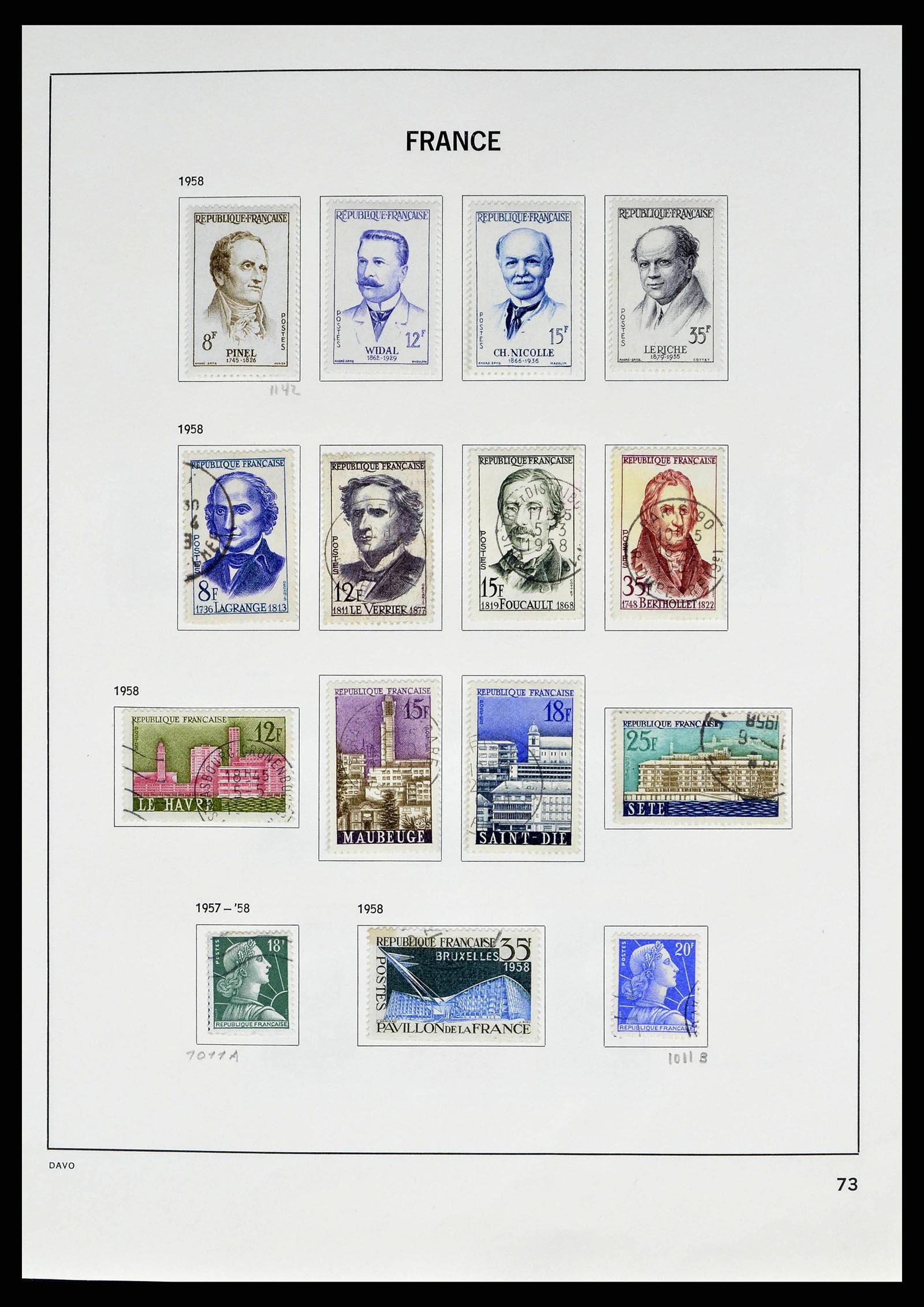 38645 0077 - Stamp collection 38645 France 1849-1983.