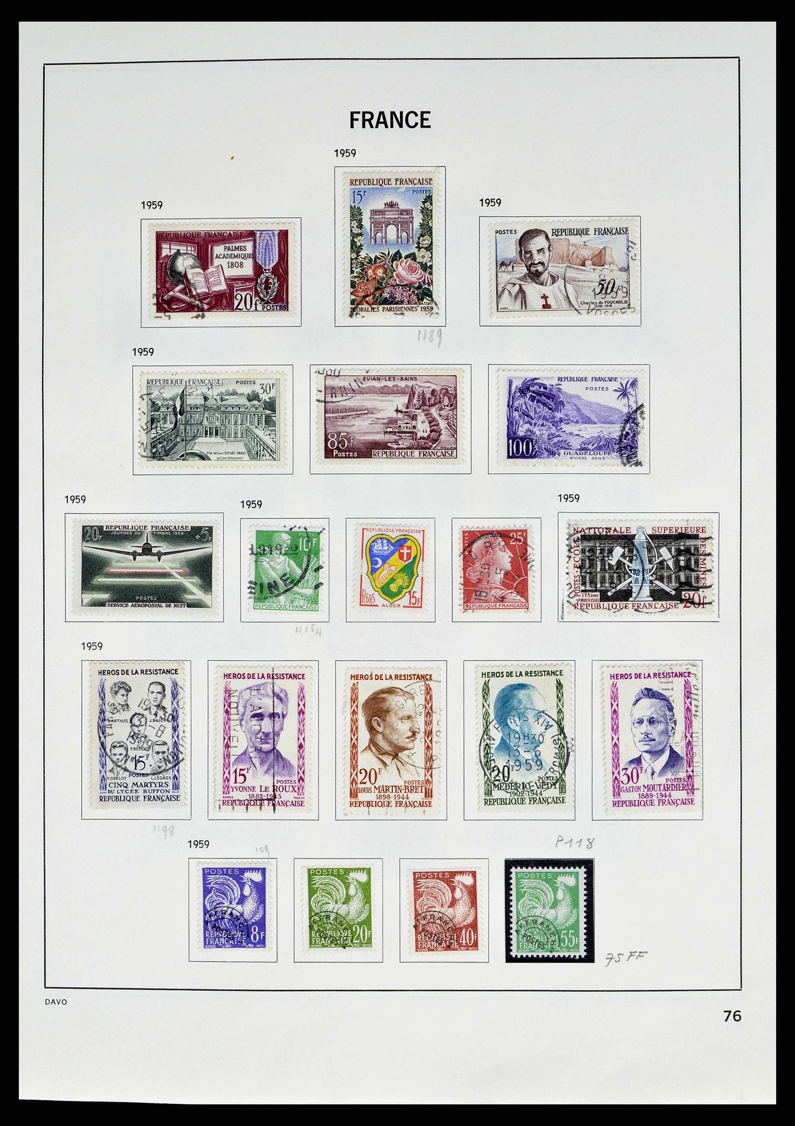 38645 0080 - Stamp collection 38645 France 1849-1983.