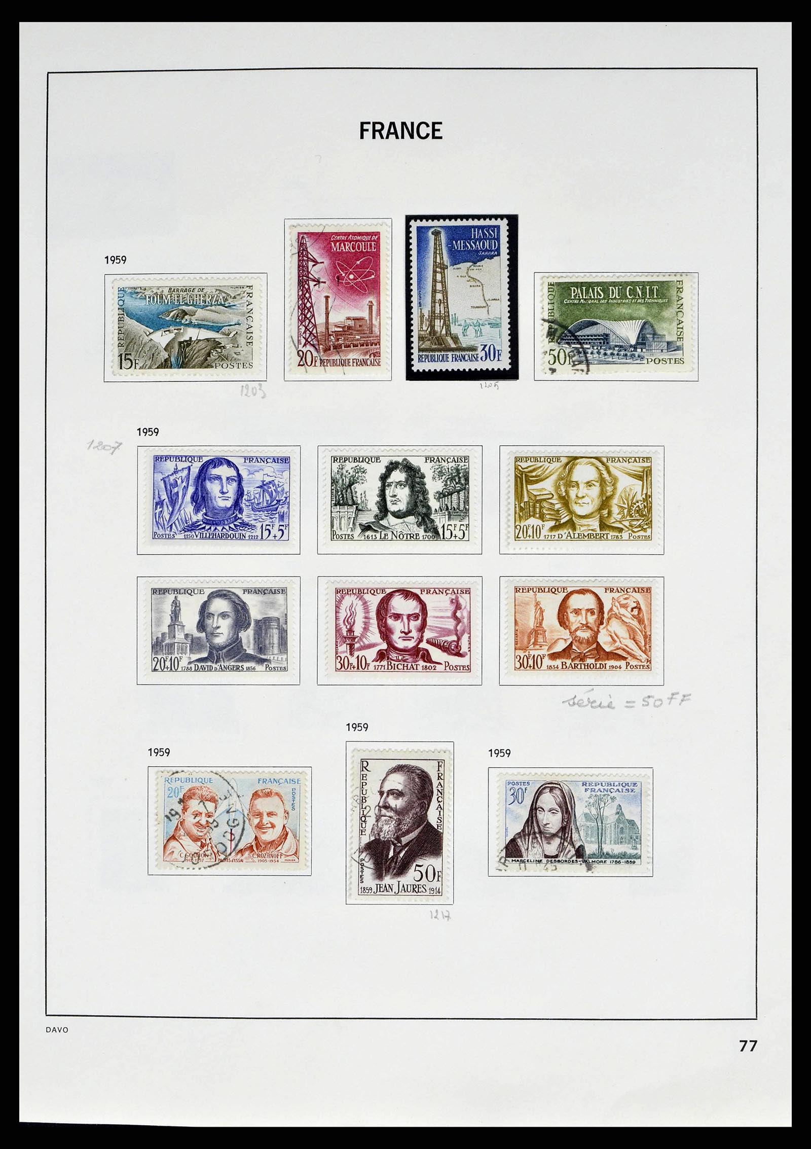 38645 0081 - Stamp collection 38645 France 1849-1983.