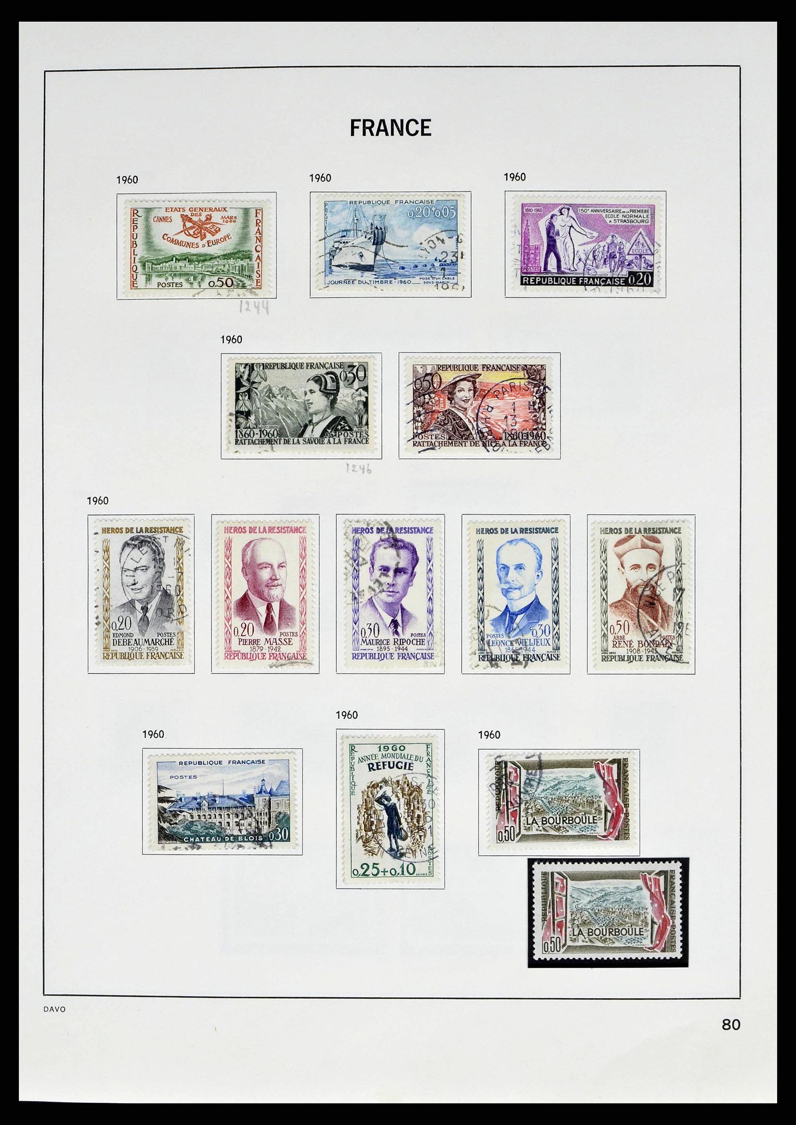 38645 0084 - Stamp collection 38645 France 1849-1983.