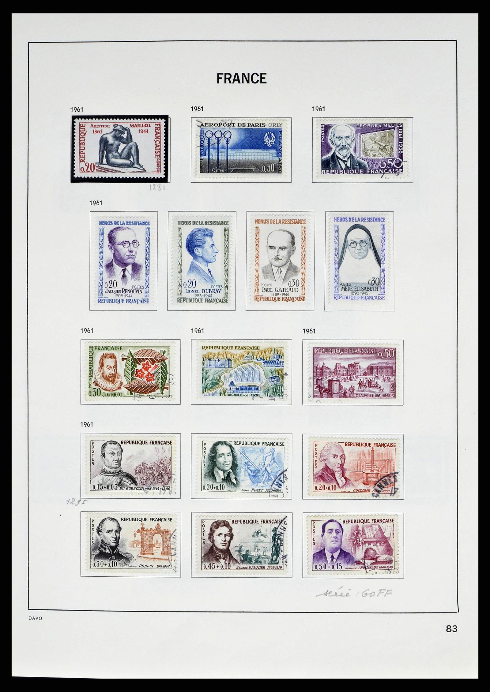 38645 0087 - Stamp collection 38645 France 1849-1983.