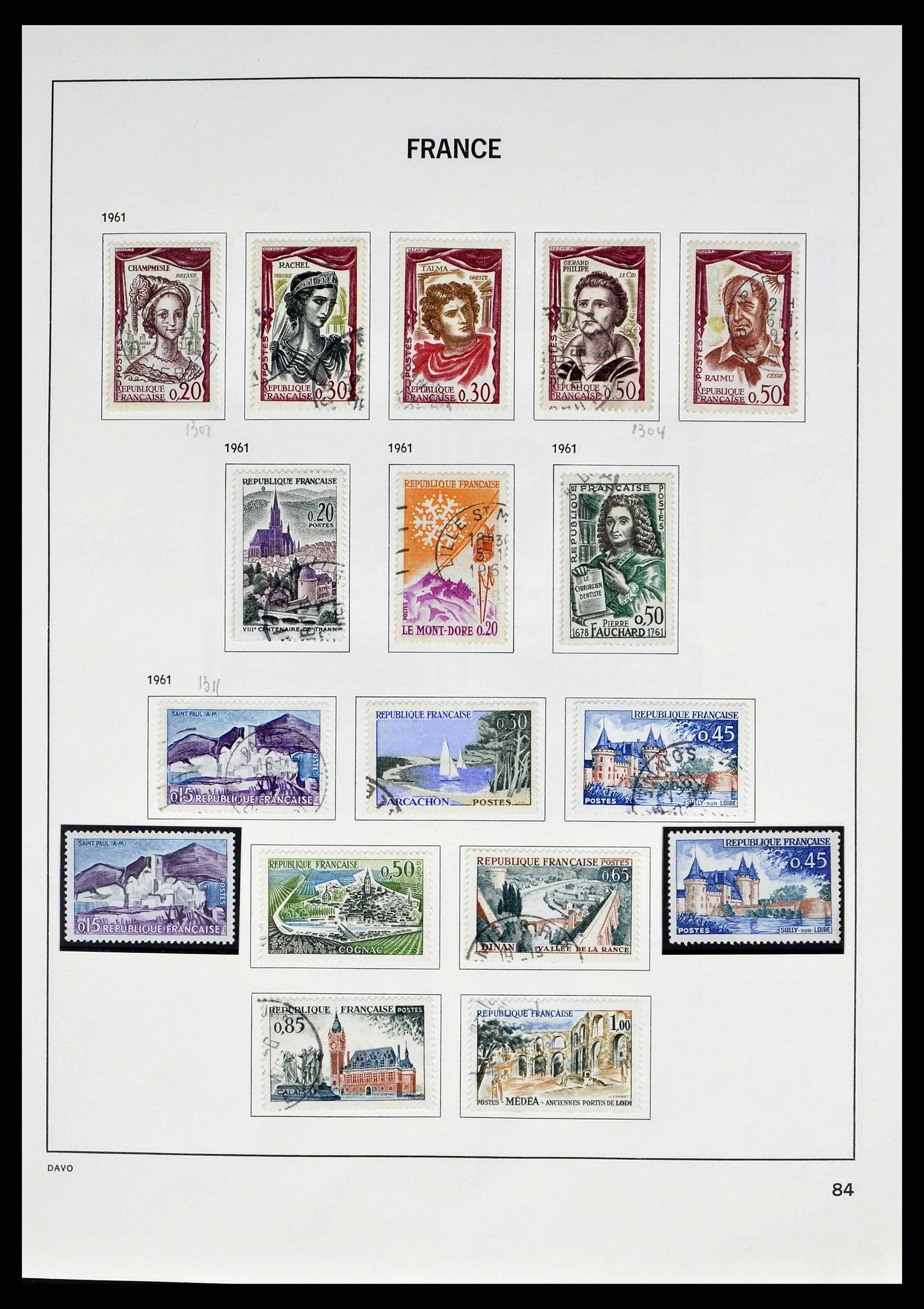 38645 0088 - Stamp collection 38645 France 1849-1983.