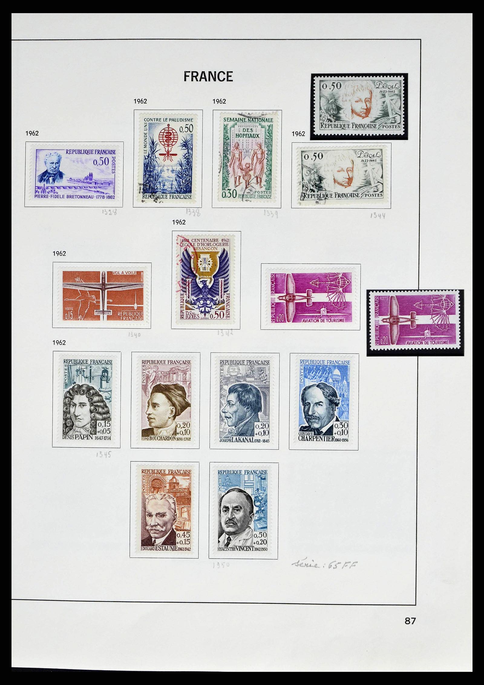 38645 0091 - Stamp collection 38645 France 1849-1983.