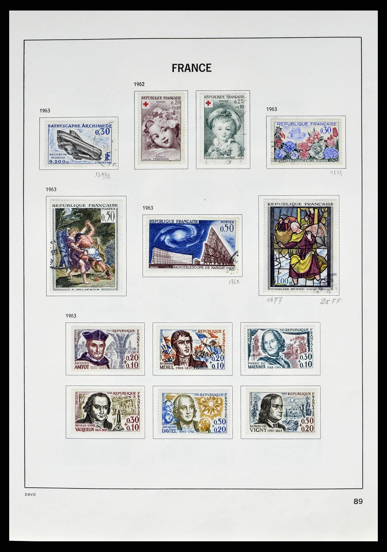 38645 0093 - Stamp collection 38645 France 1849-1983.