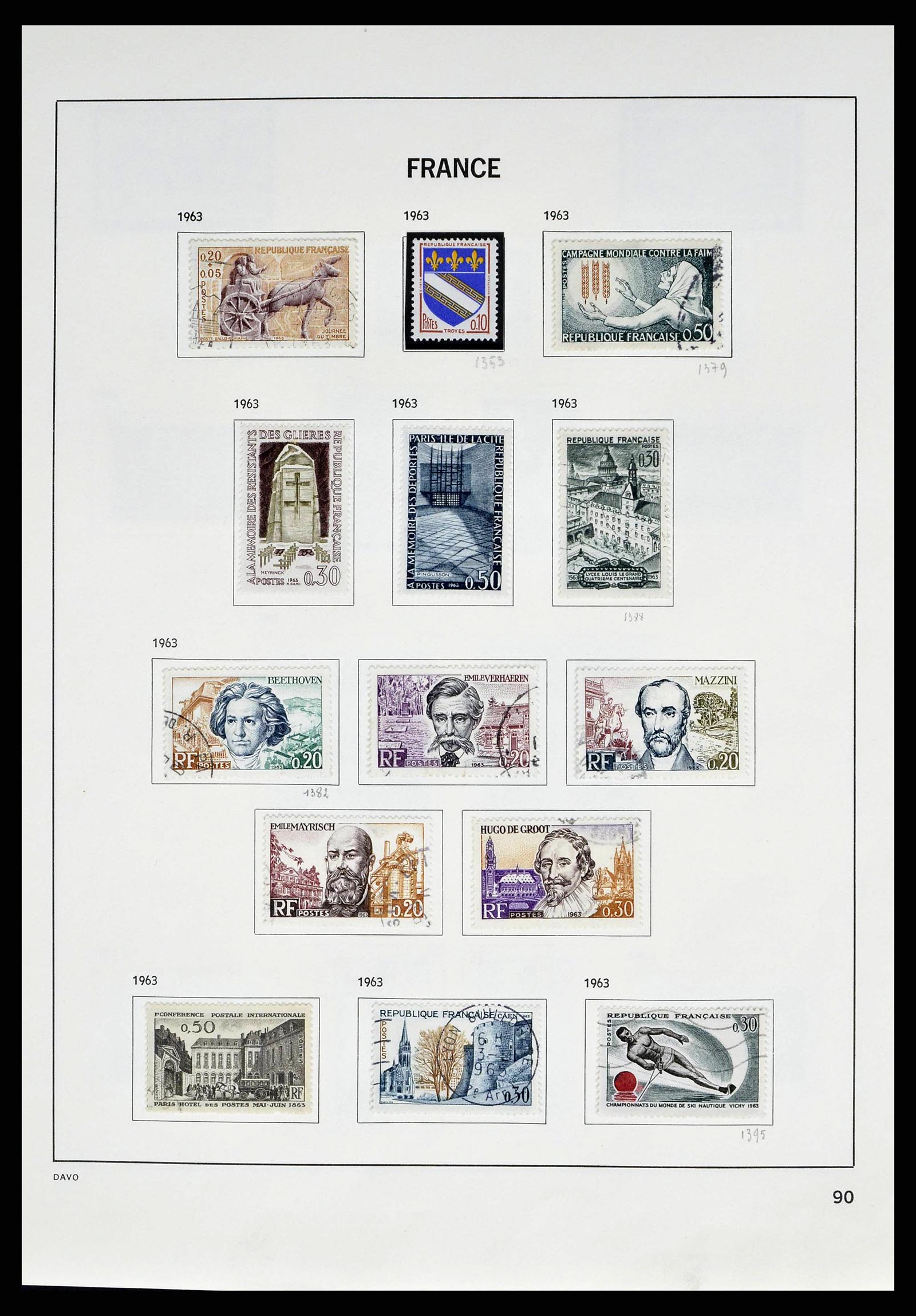 38645 0094 - Stamp collection 38645 France 1849-1983.