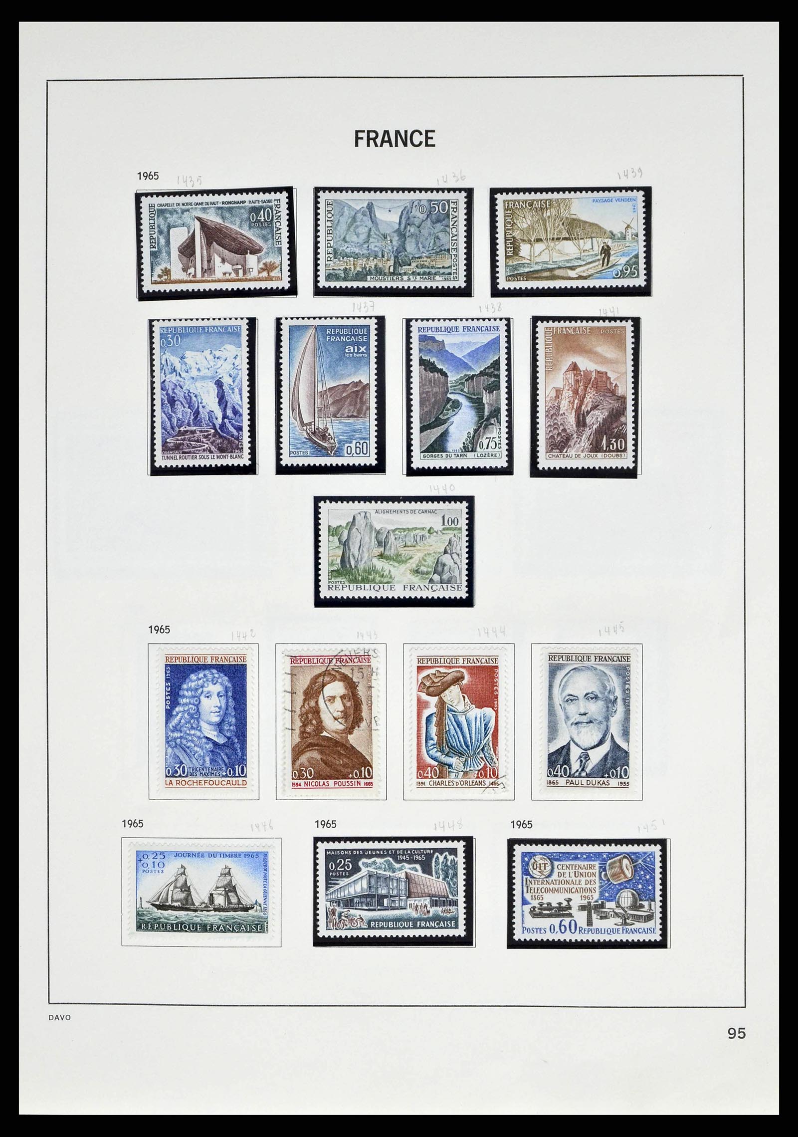 38645 0099 - Stamp collection 38645 France 1849-1983.