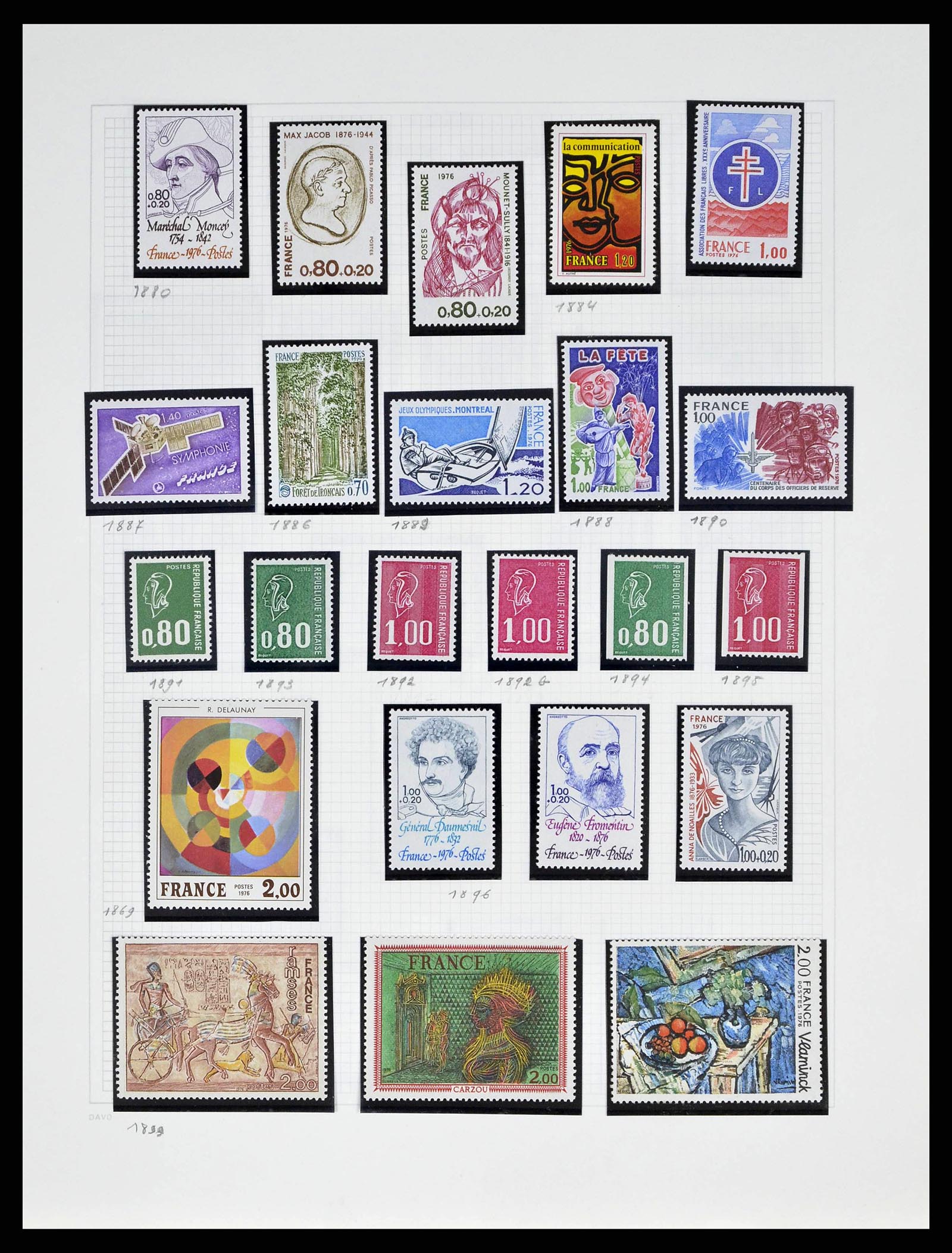 38645 0144 - Stamp collection 38645 France 1849-1983.