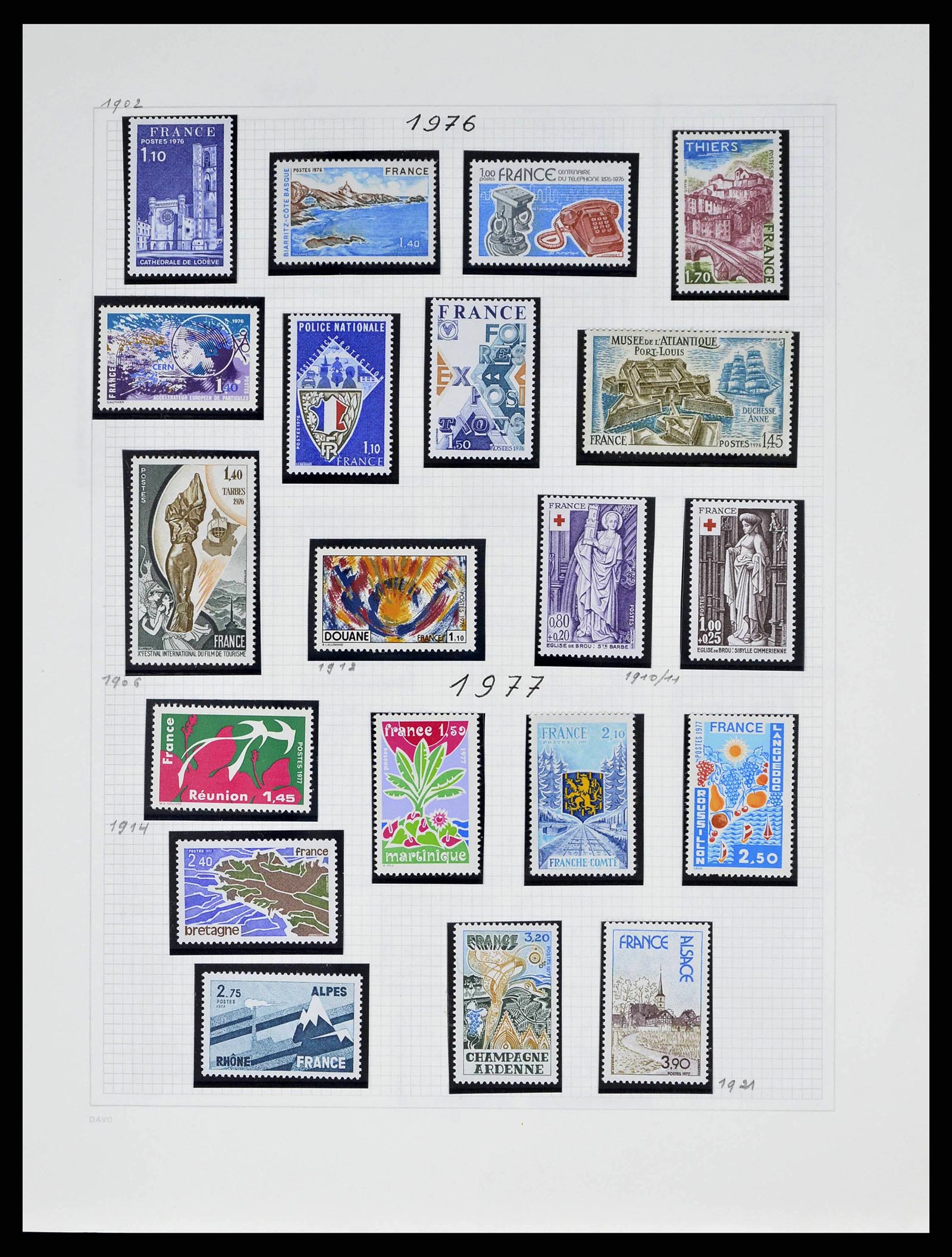 38645 0145 - Stamp collection 38645 France 1849-1983.