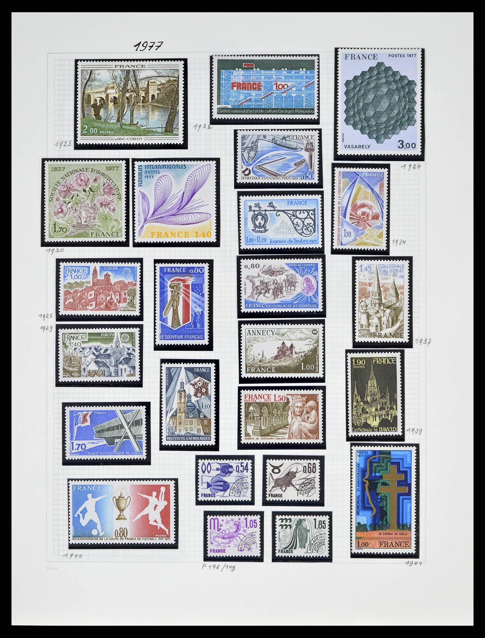 38645 0146 - Stamp collection 38645 France 1849-1983.